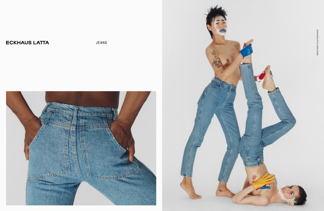 Eckhaus Latta S New Denim Campaign Features Topless Clowns I D