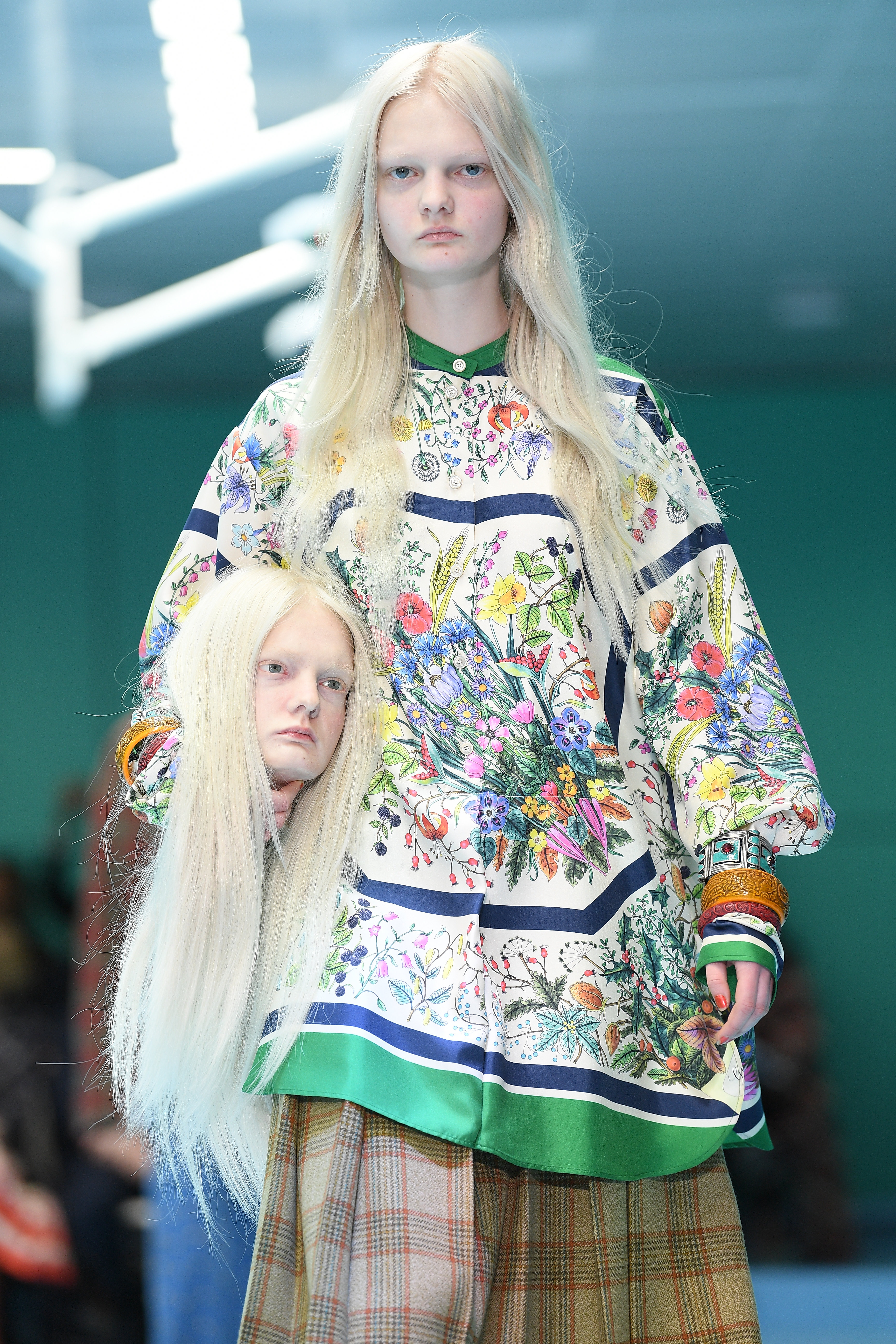 Here's Why Models Were Carrying Their Own Heads at Gucci - GARAGE