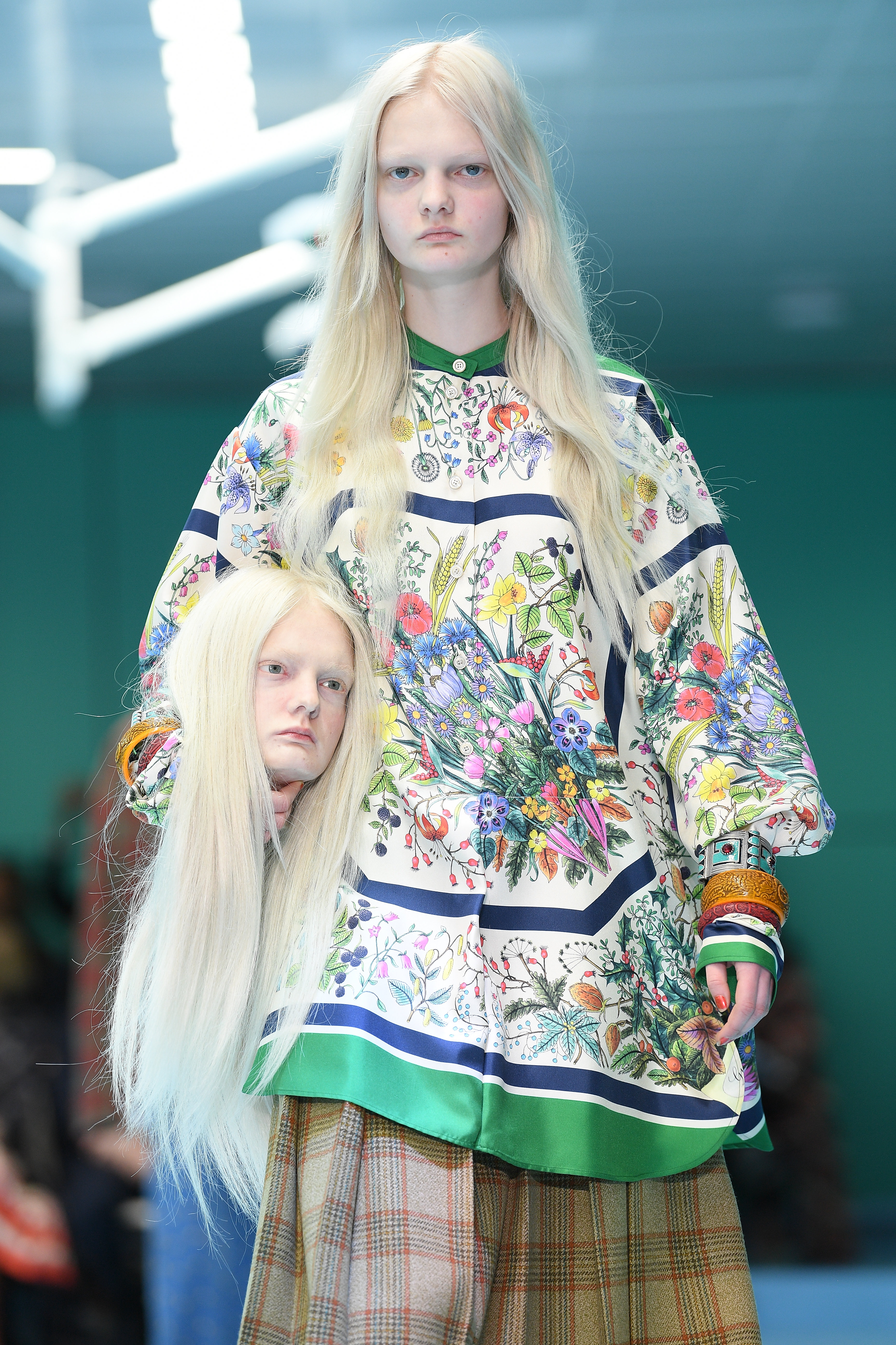 Why Models Were Carrying Heads Gucci - GARAGE