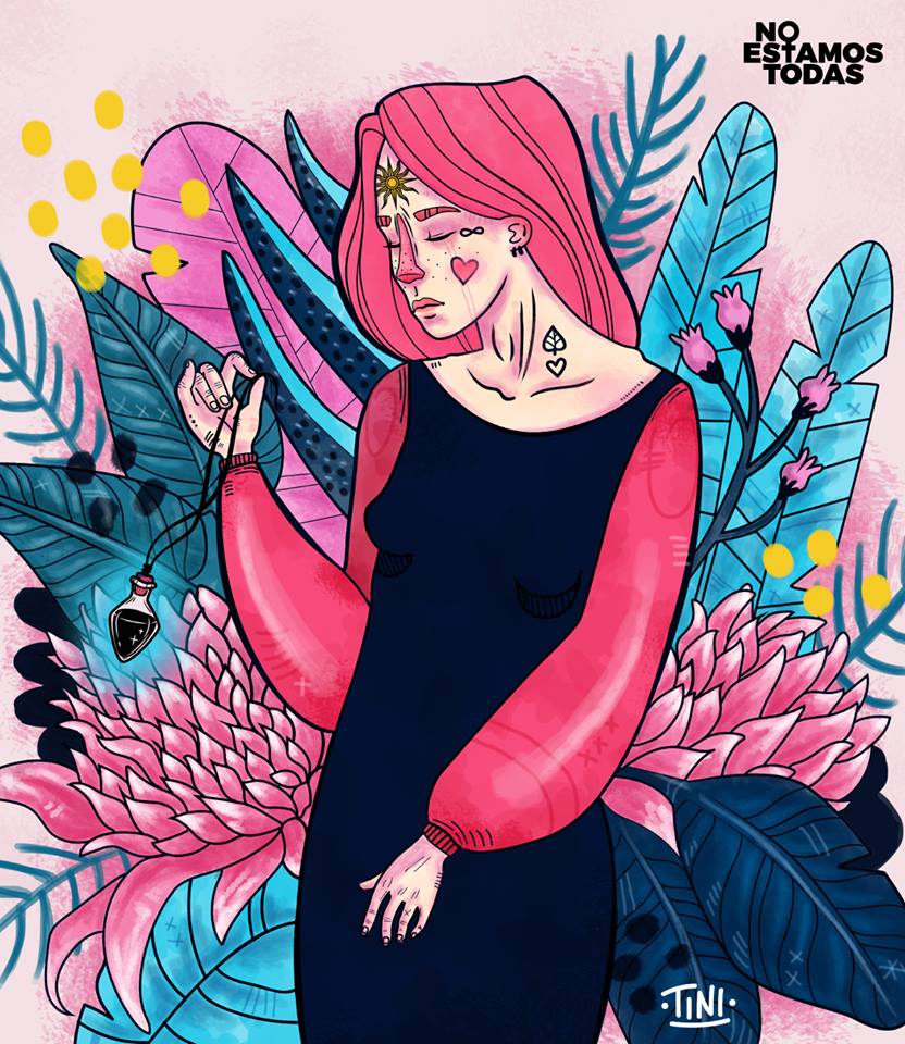 Este proyecto de ilustración es un tributo a las víctimas del feminicidio