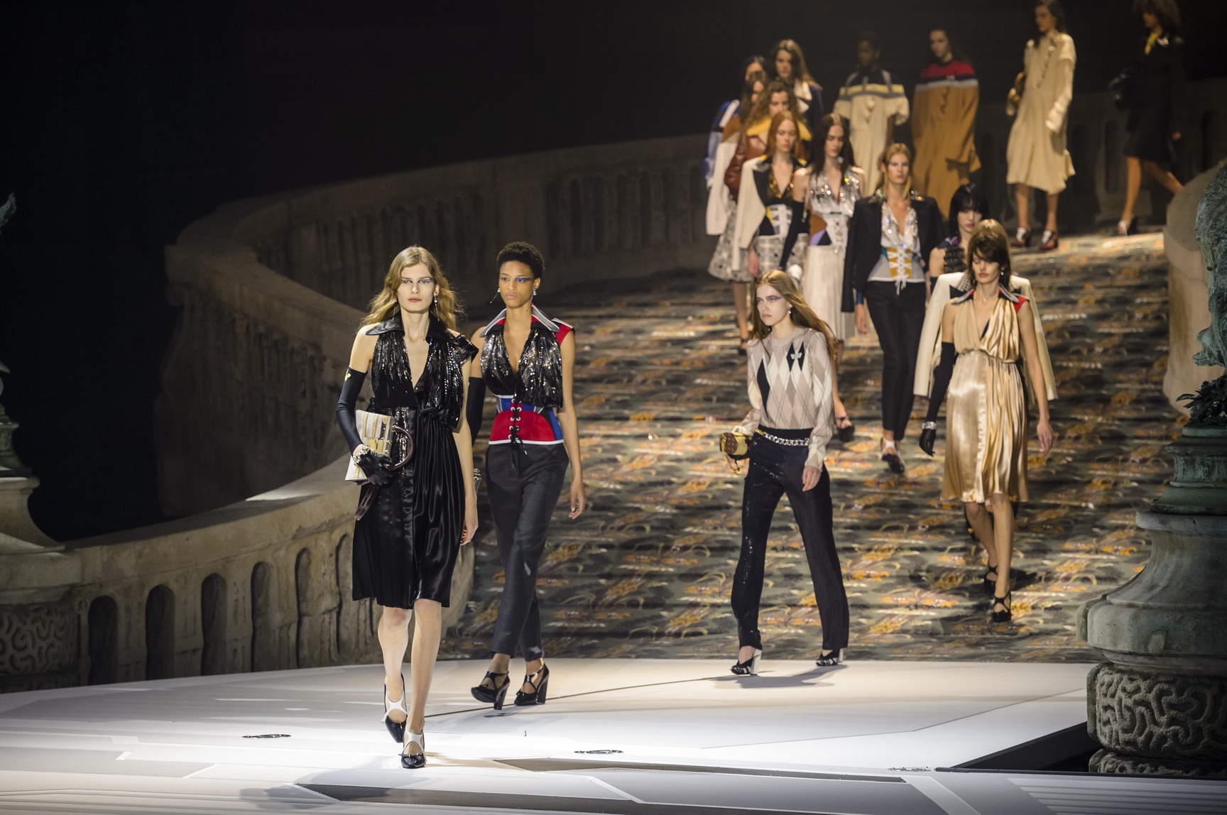 nicolas ghesquiere celebrates the women who shaped him at louis