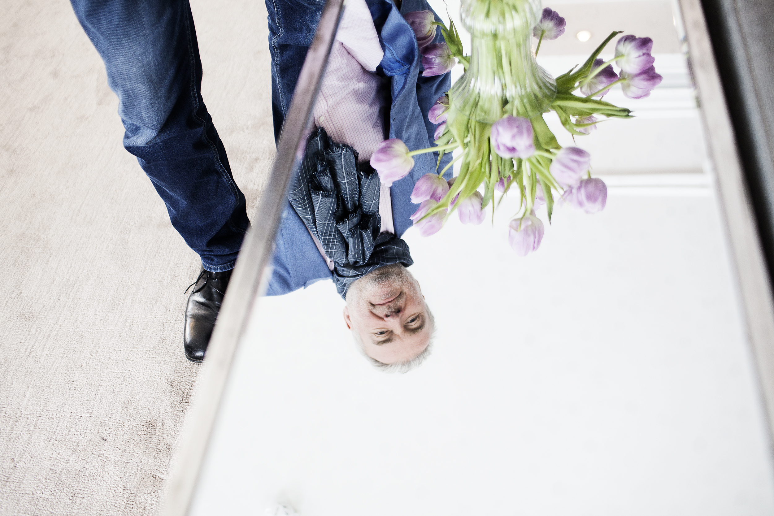 Lars Seier Christensen i sin suite på Hotel d'Angleterre i København
