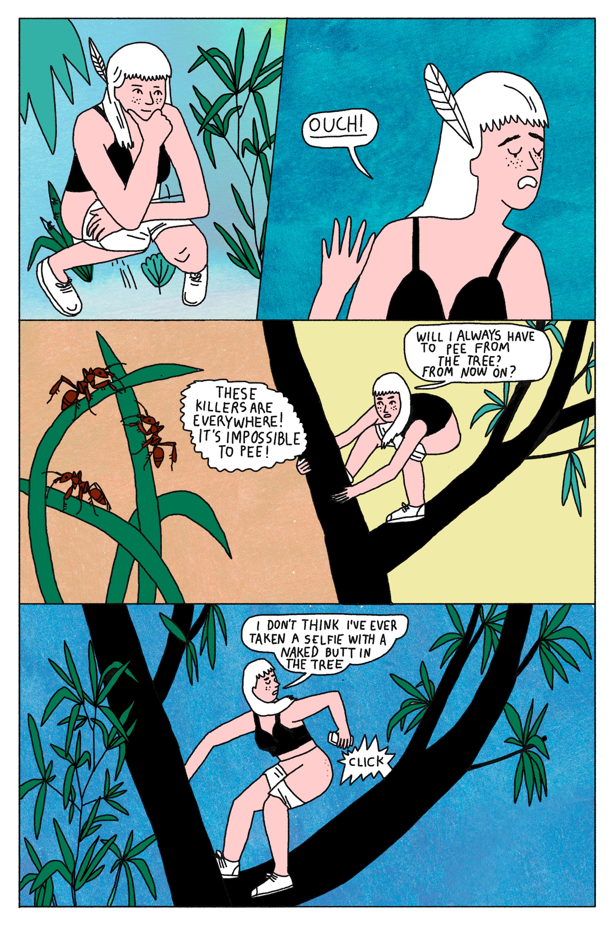 Comic Girls Nude - Lucy the Confused Girl in the Jungle,' Today's Comic by ...