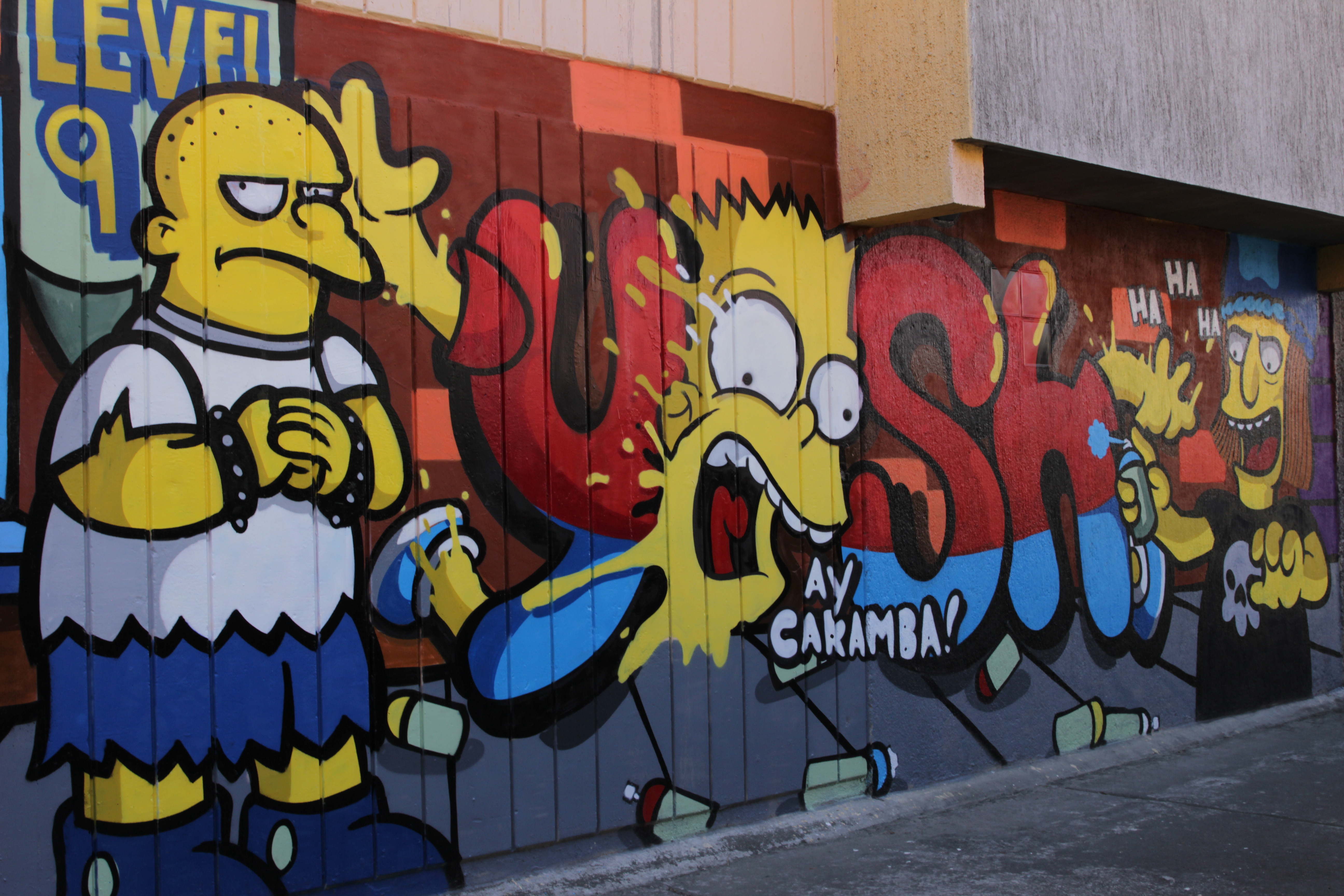 Sprayfield There Is A Neighborhood Full Of Graffiti From The Simpsons In Cd...