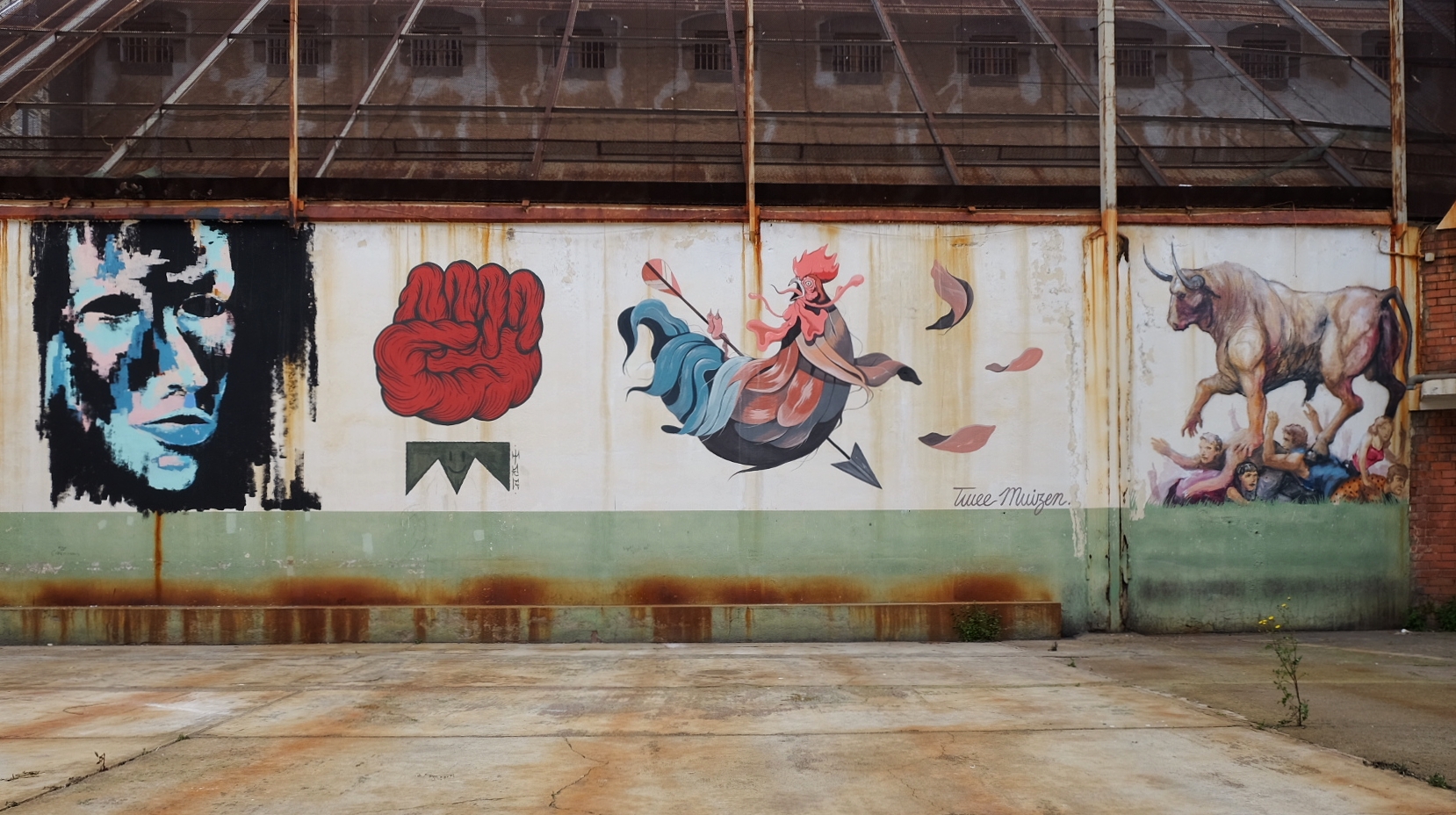 grafitis la modelo barcelona libertad de expresión