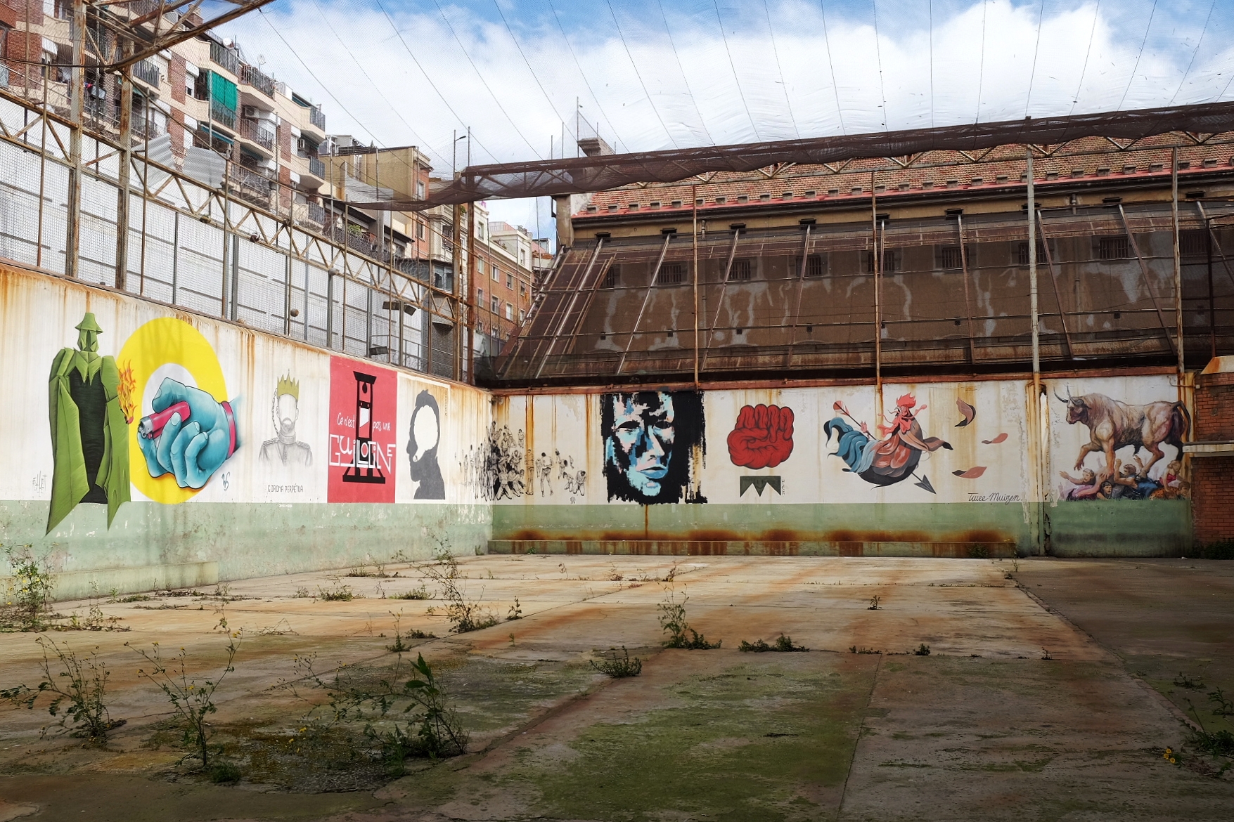 grafitis la modelo barcelona libertad de expresión
