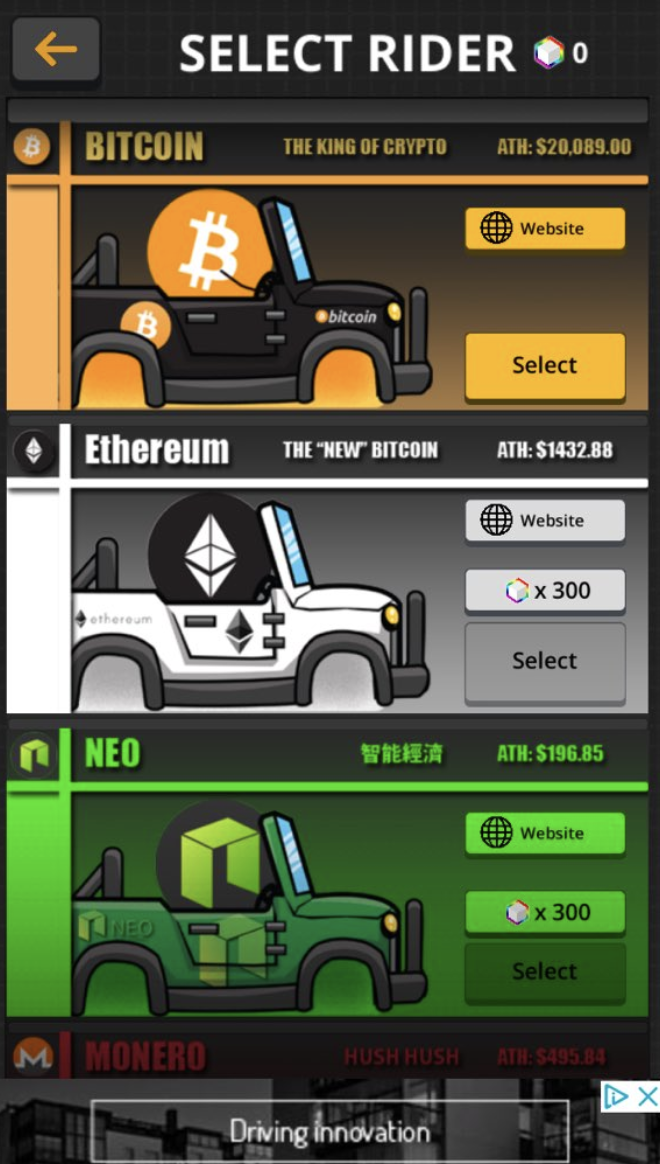 crypto runner gam