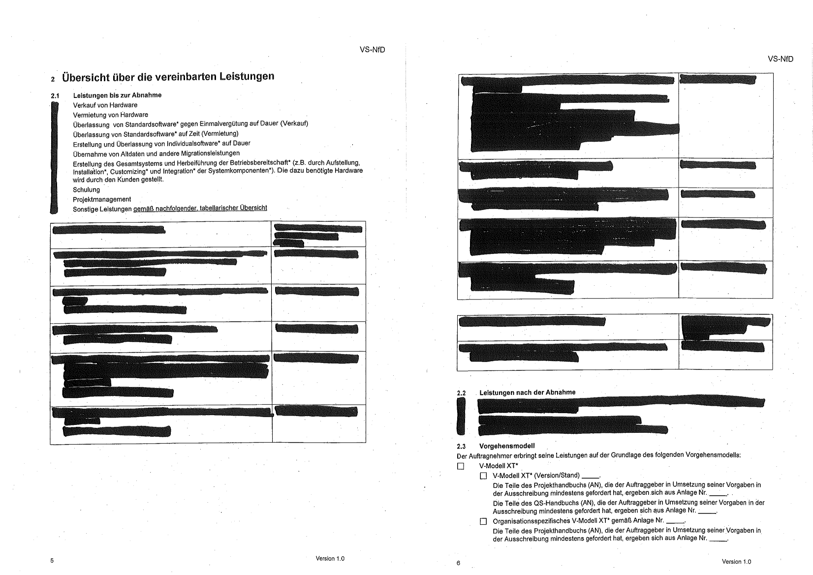 Geschwärzter Vertrag des BKA zu FinSpy