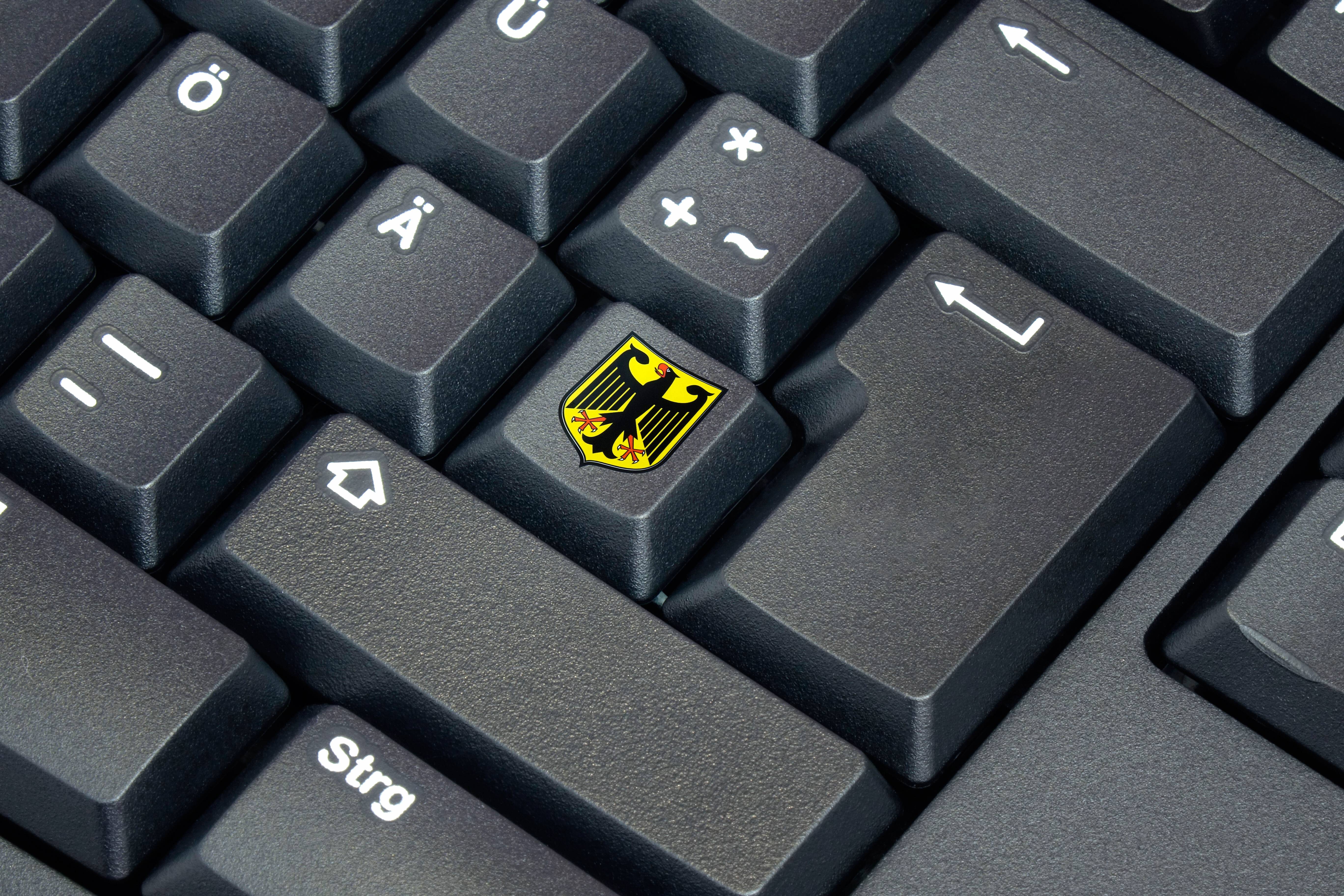 Tastatur mit Adlerwappen