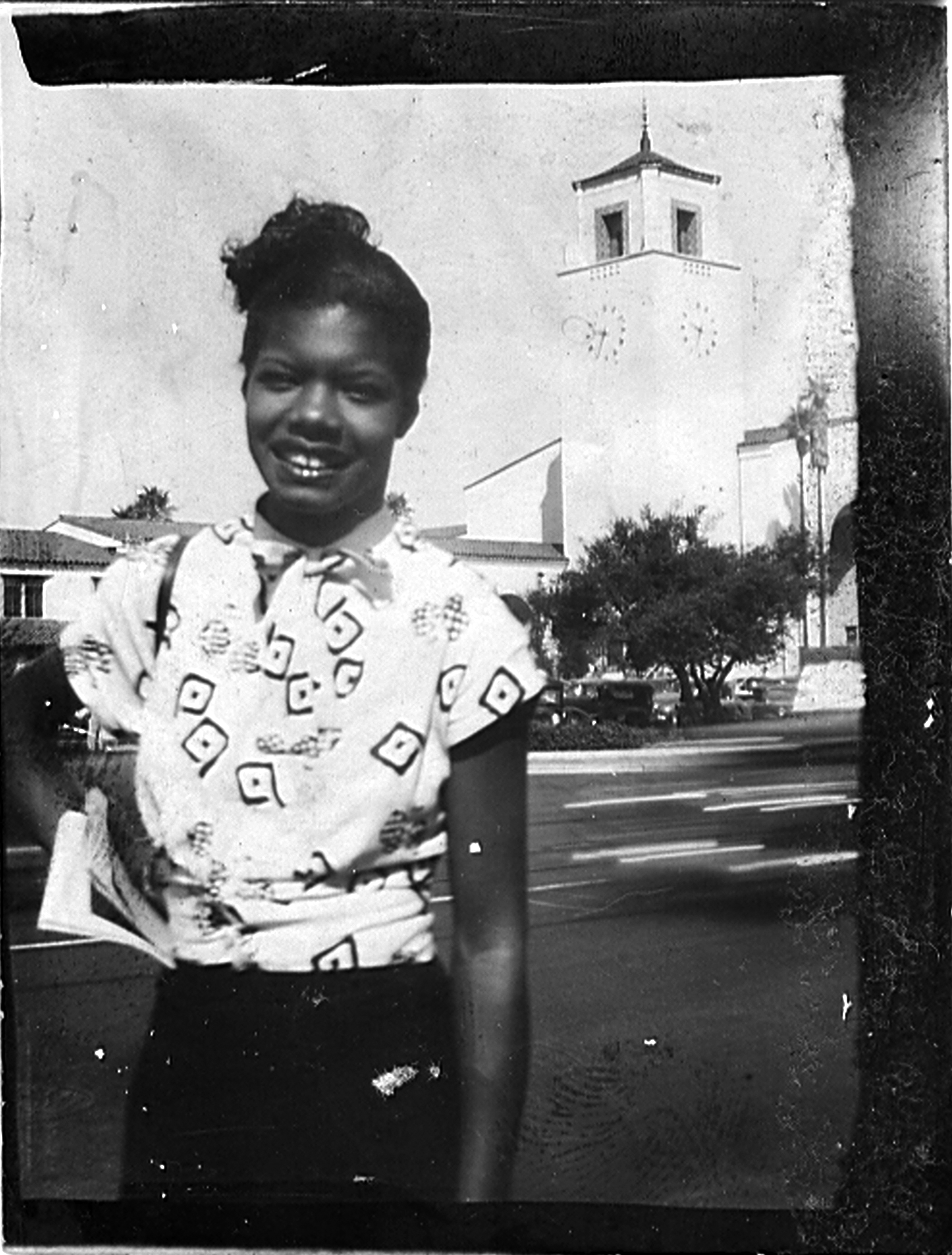 maya angelou when she was a baby