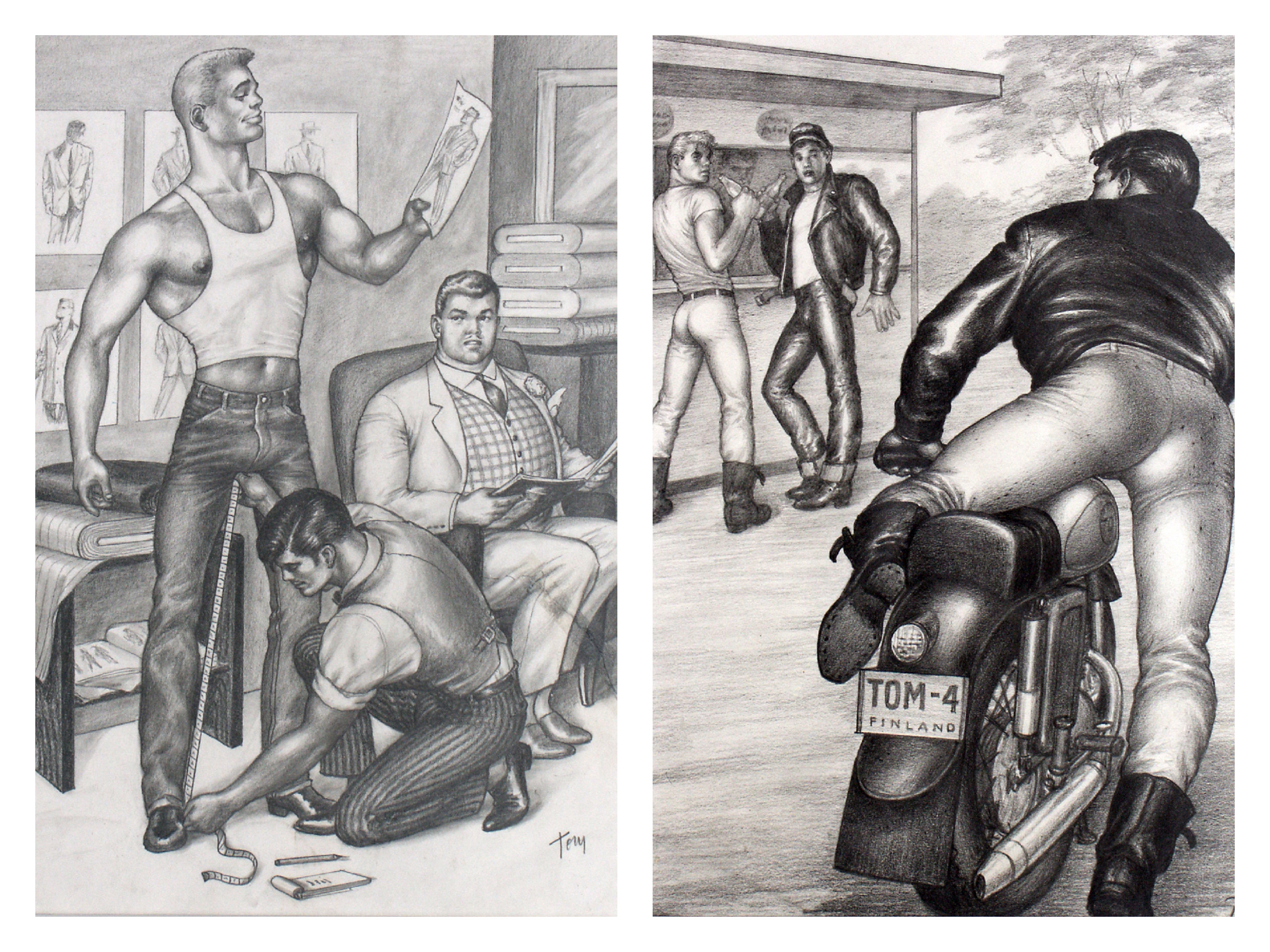 Tom Of Finland Cartoon - Tom of Finland's Explicit Art Radically Changed How We View ...