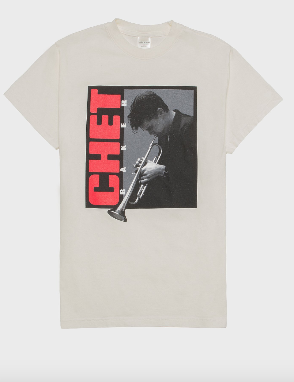 Chet Baker - Great Jazz Musician II” graphic tee, pullover hoodie, tank,  onesie, and pullover crewneck by BlackLineWhite Art.