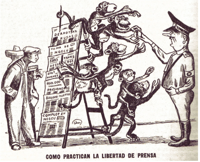 La propaganda mexicana de la Segunda Guerra Mundial