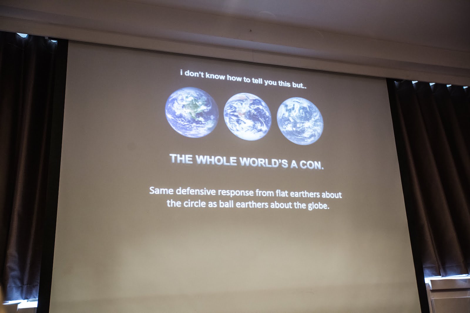 I Went to a Flat Earth Convention to Meet Flat Earthers Like My Mom VICE