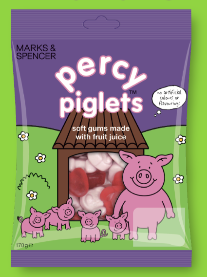 percy pig teddy large