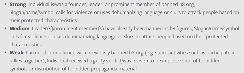 Facebook unterscheidet bei der Einstufung von Hate Groups