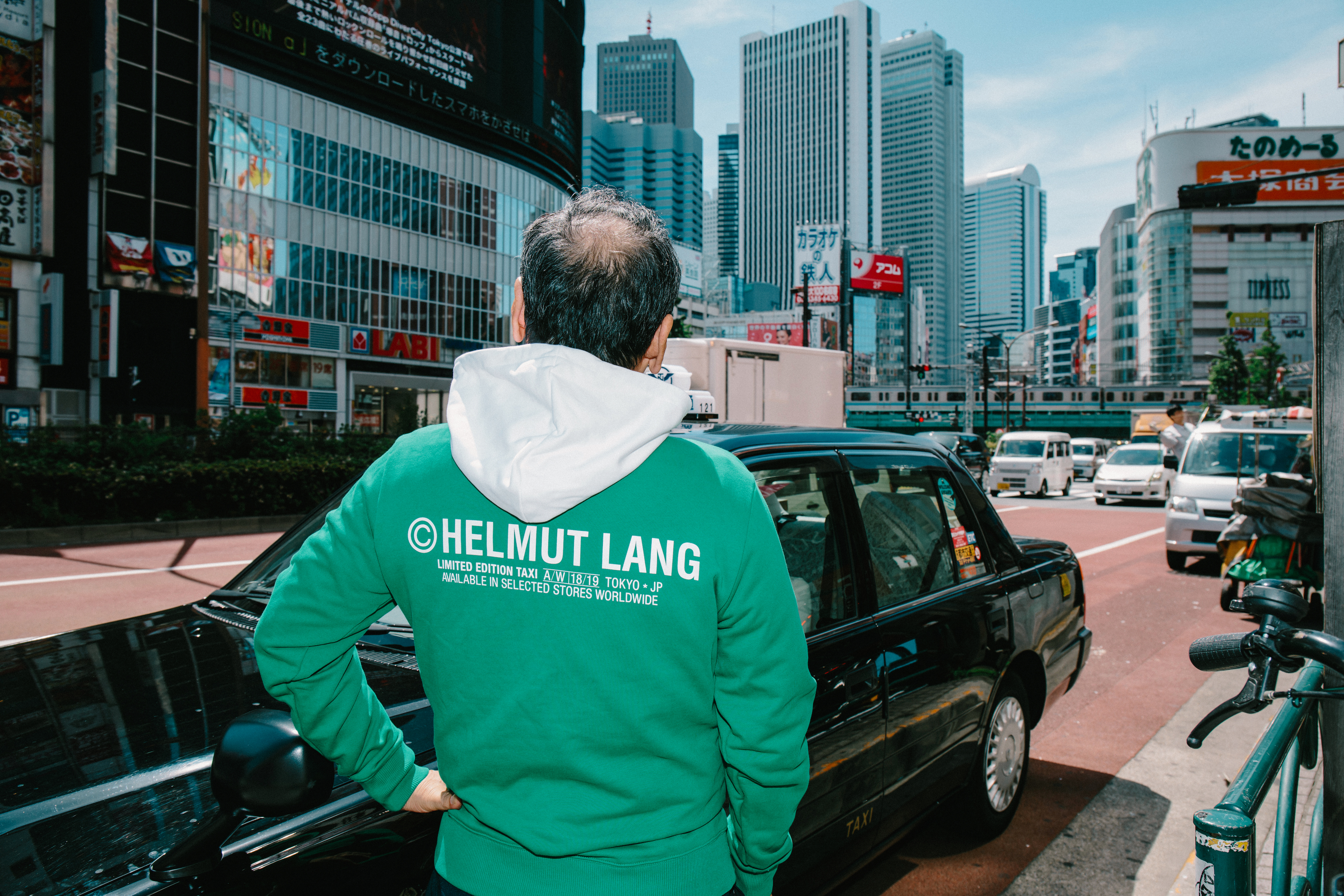 taxi green hoodie