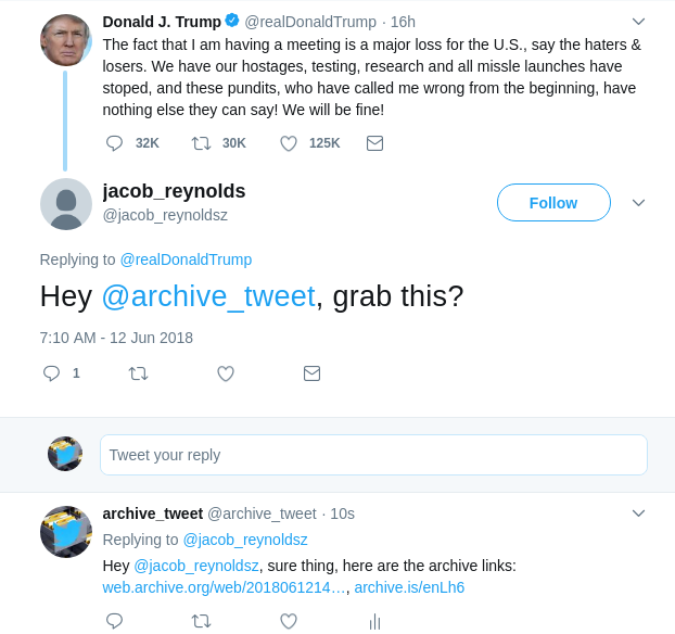 twitter archive tweets