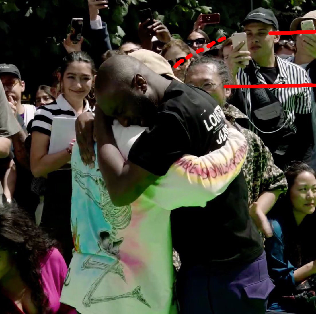 5 years ago today, Virgil Abloh fell into Ye's arms in tears for