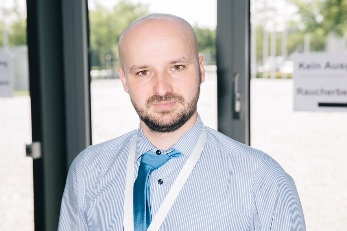 Der AfD-Politiker Reimond Hoffmann auf dem 9. AfD-Bundesparteitag