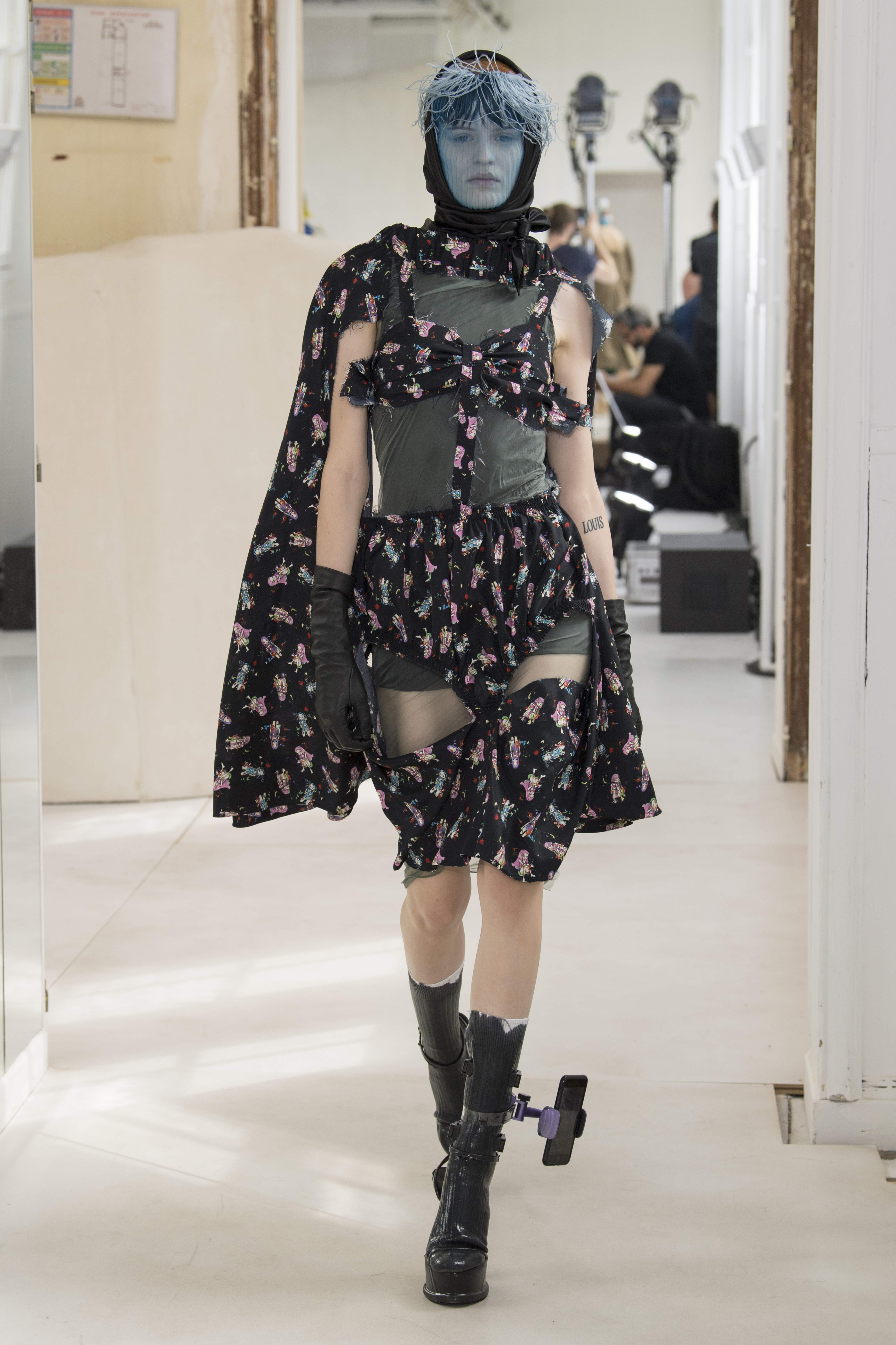 Galliano's latest Margiela show was a co-ed, high-tech vision of the future  Womenswear