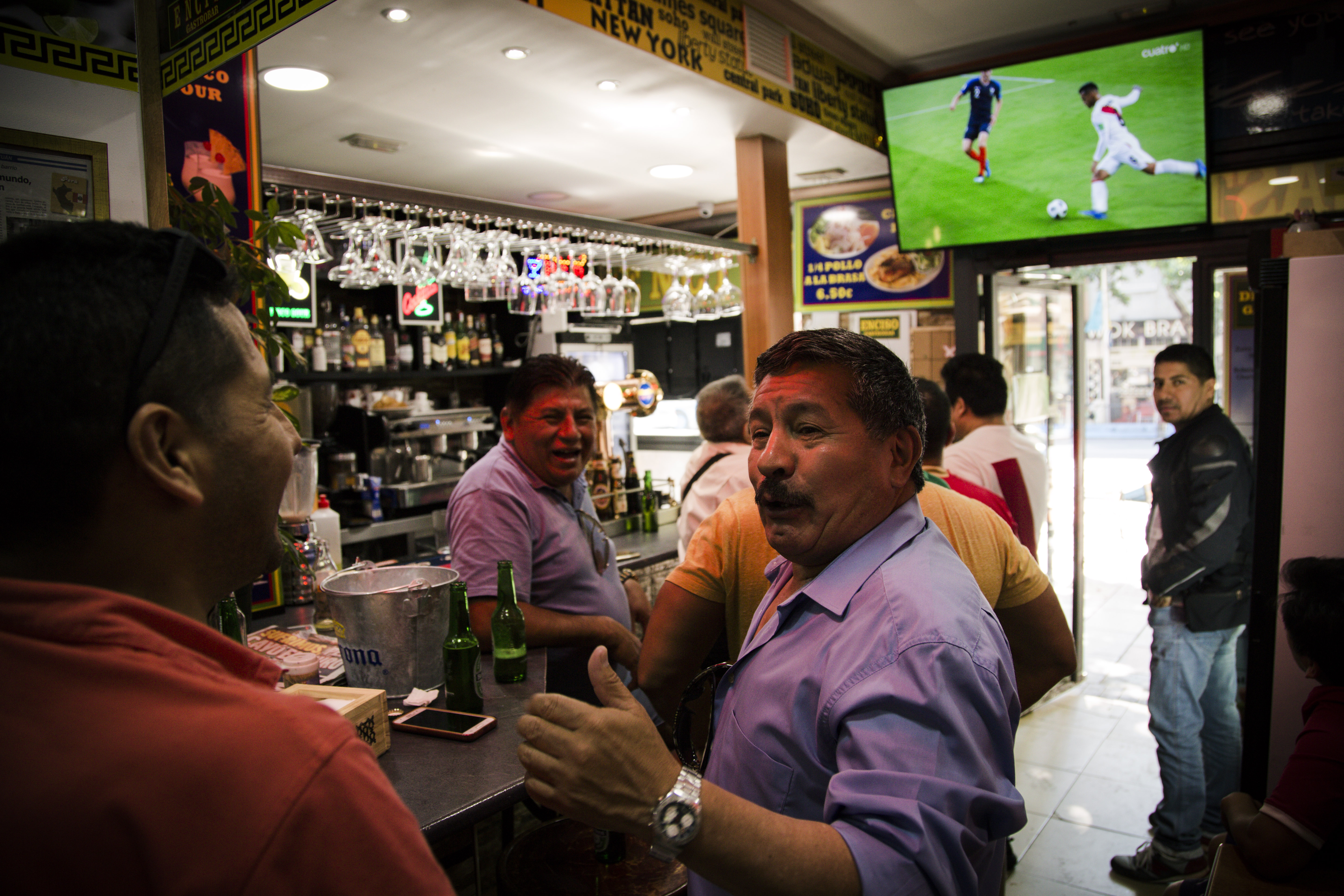 mundial inmigrantes en madrid espana enrique villaluenga
