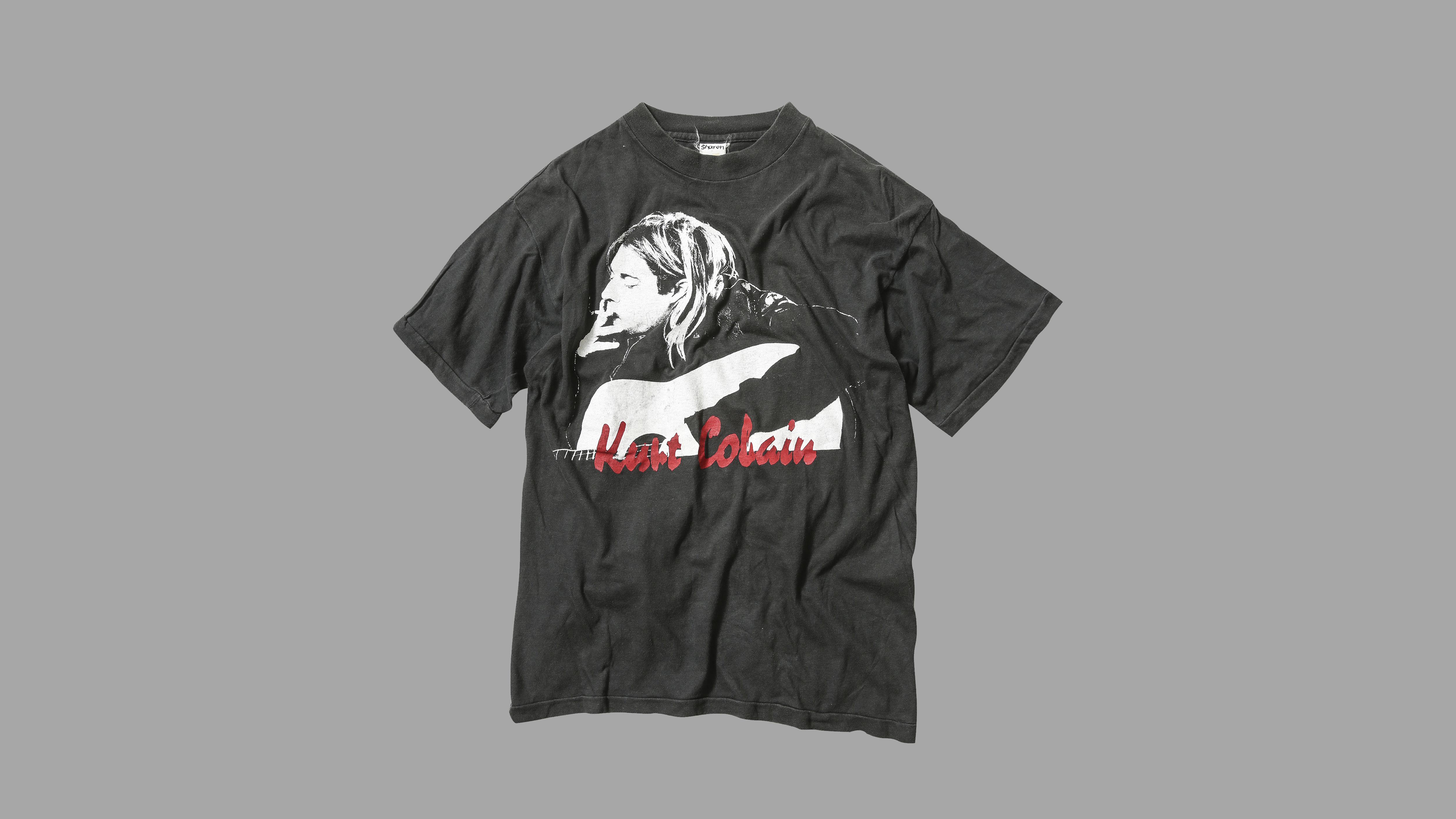 Cid Uomo Nirvana Smiley' Fiore Sniffin' Girocollo T-Shirt 
