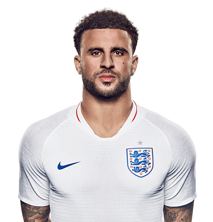 Kyle Walker England National Team Autographed 2016-2017 Home Jersey - ICONS