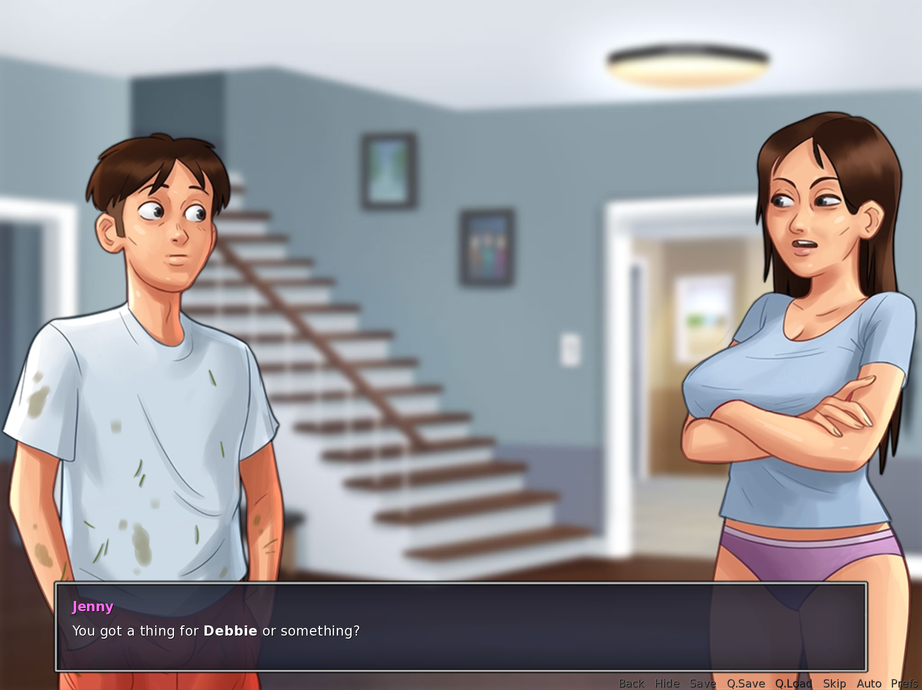 Screenshot aus Summertime Saga