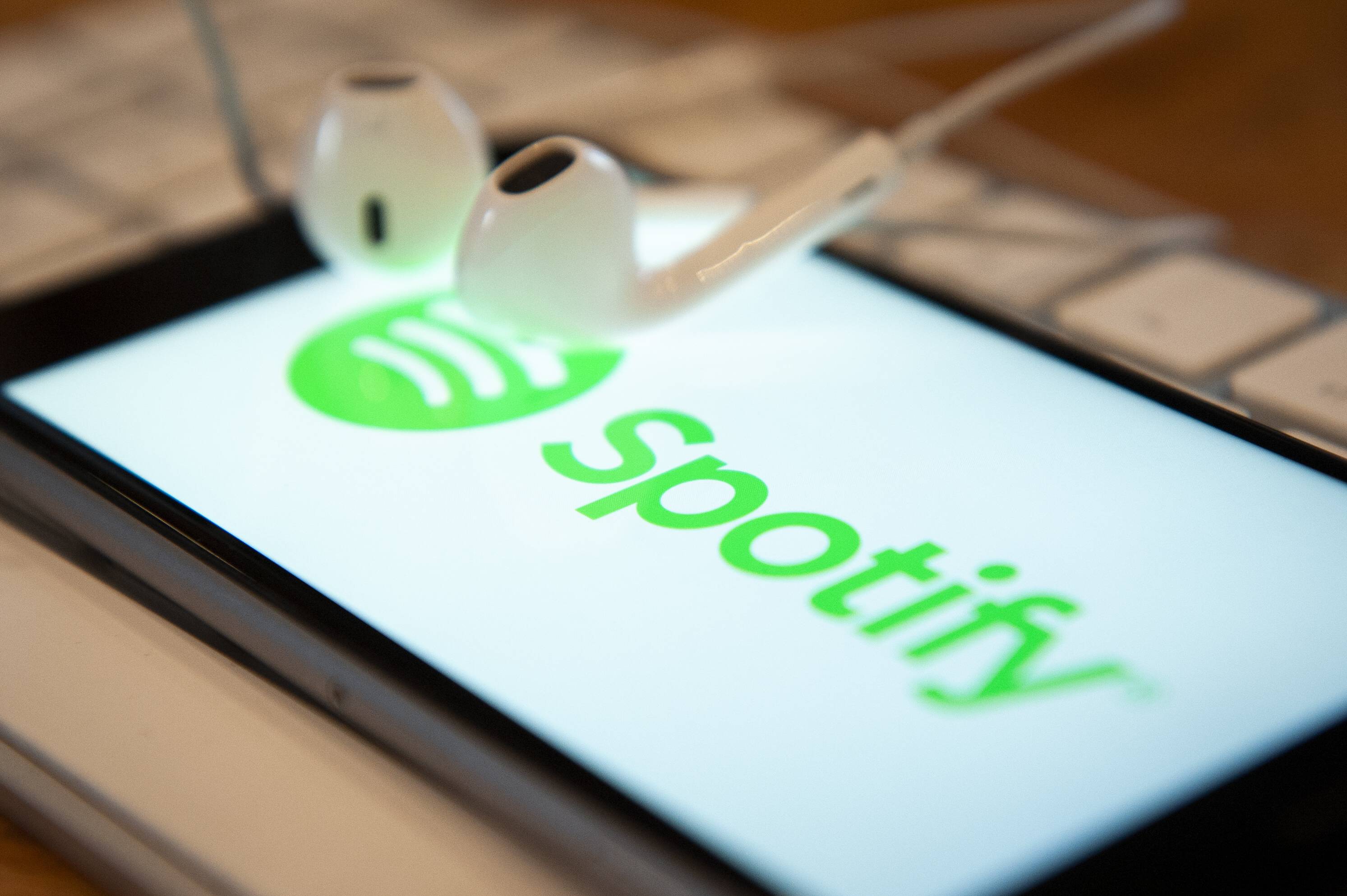 Spotify auf einem Smartphone