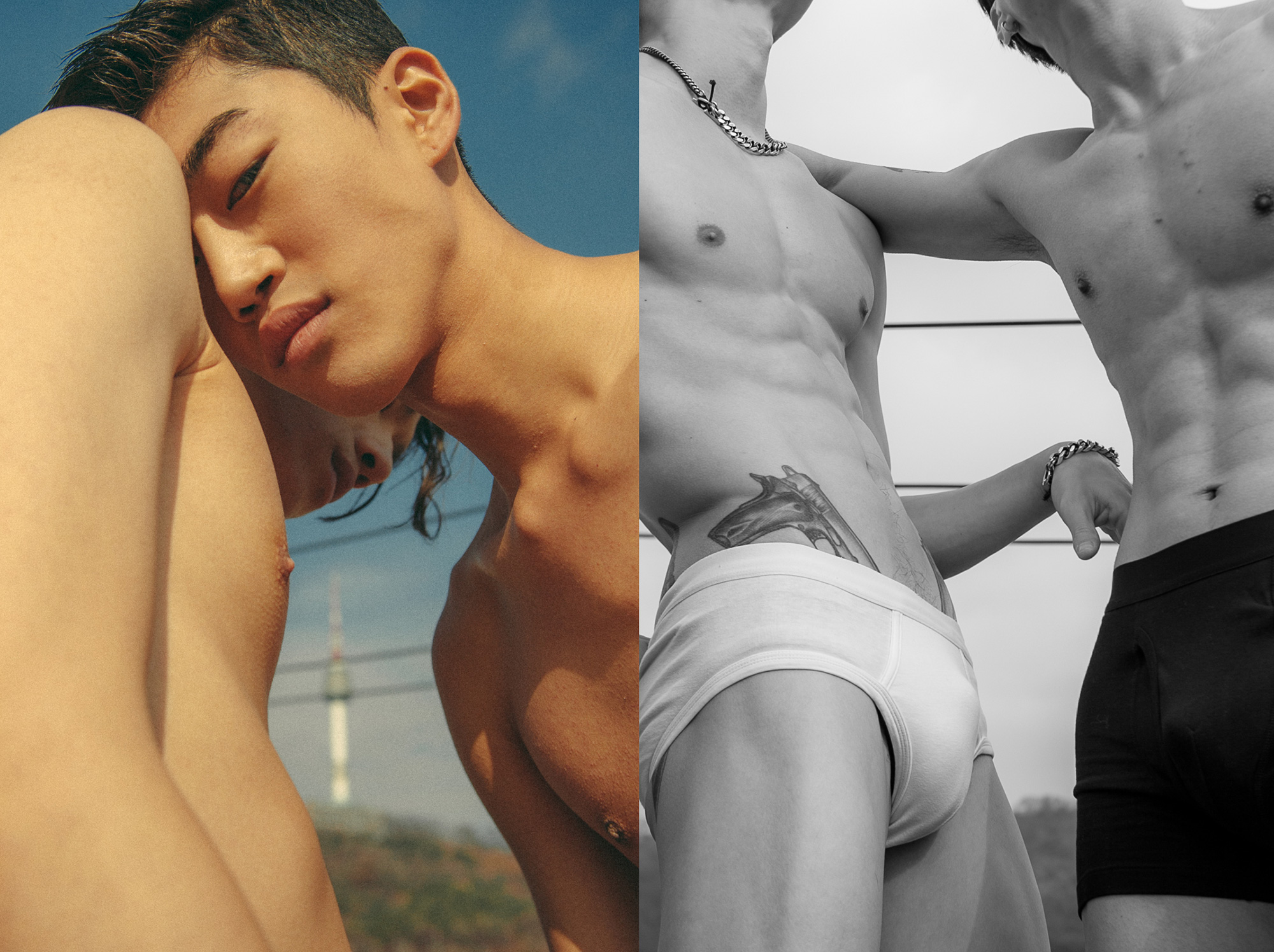 este proyecto fotográfico muestra la intimidad masculina coreana