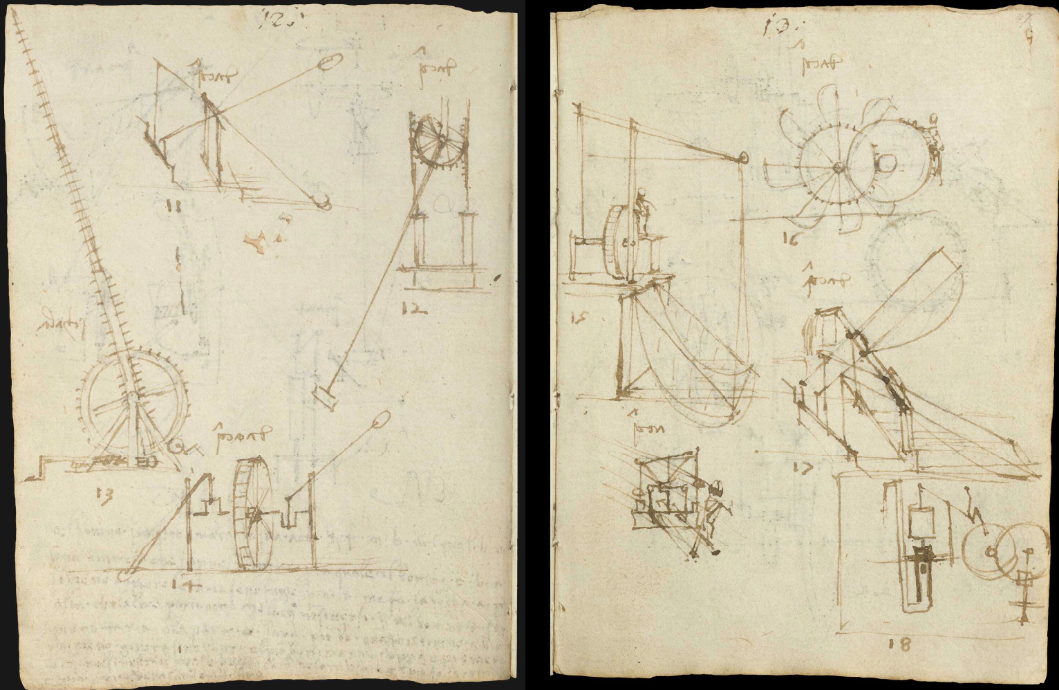 violín Desenmarañar Cuatro Publican digitalmente los cuadernos de Leonardo da Vinci