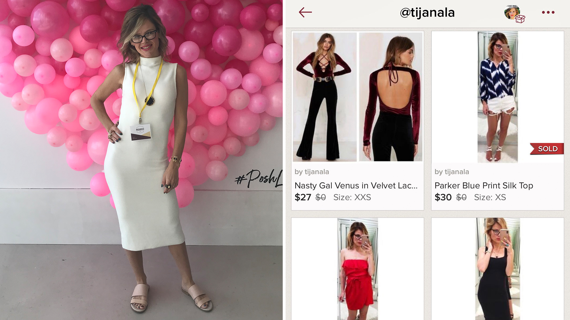 Poshmark Sellers Make Money On Used C!   lothing Sales - tijana lazic says she averages around 1 000 a week sell!   ing clothes on poshmark photos courtesy of tijana lazic