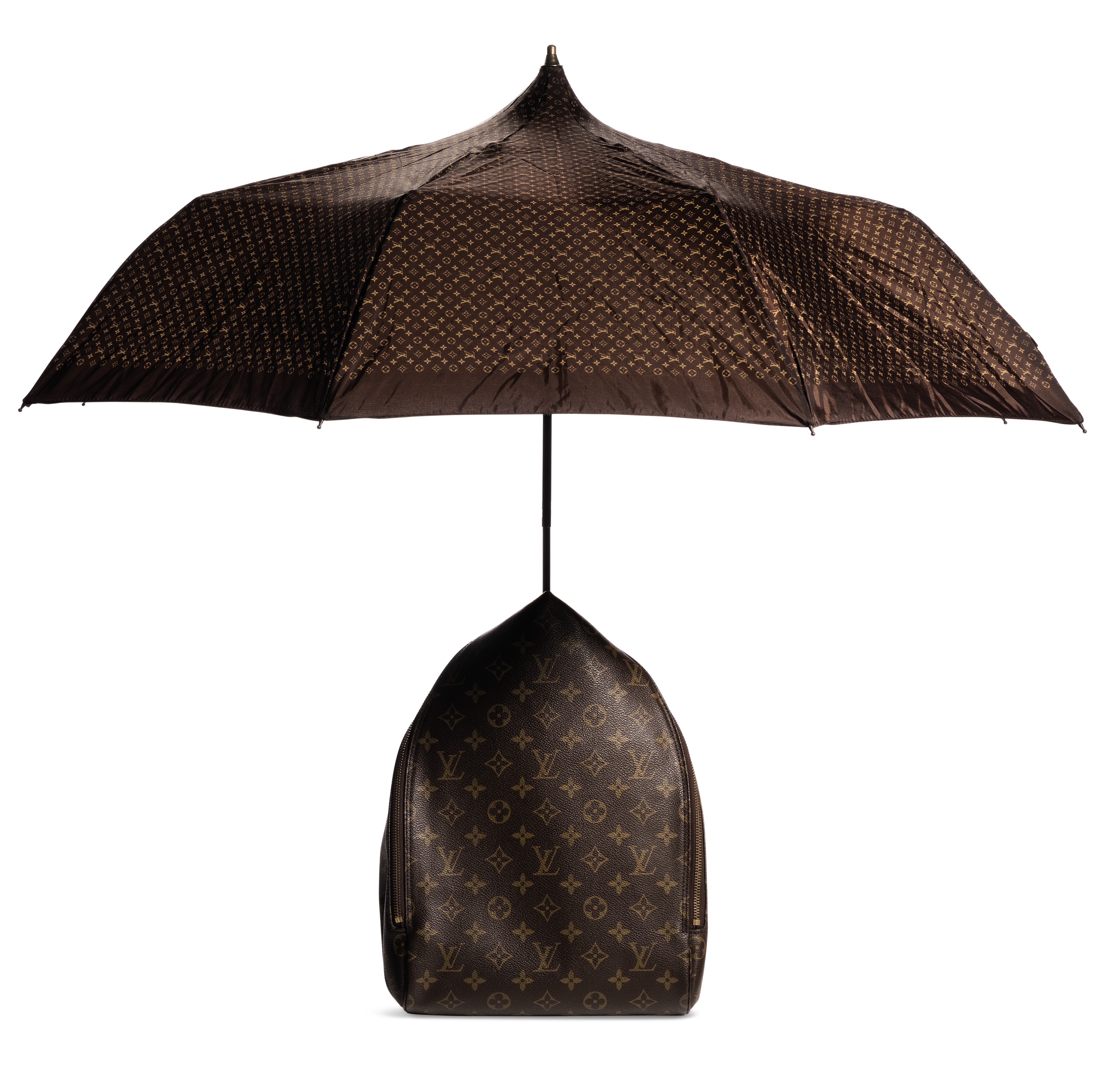 A 1996 Louis Vuitton Backpack with an attached umbrella is up for sale -  Luxurylaunches