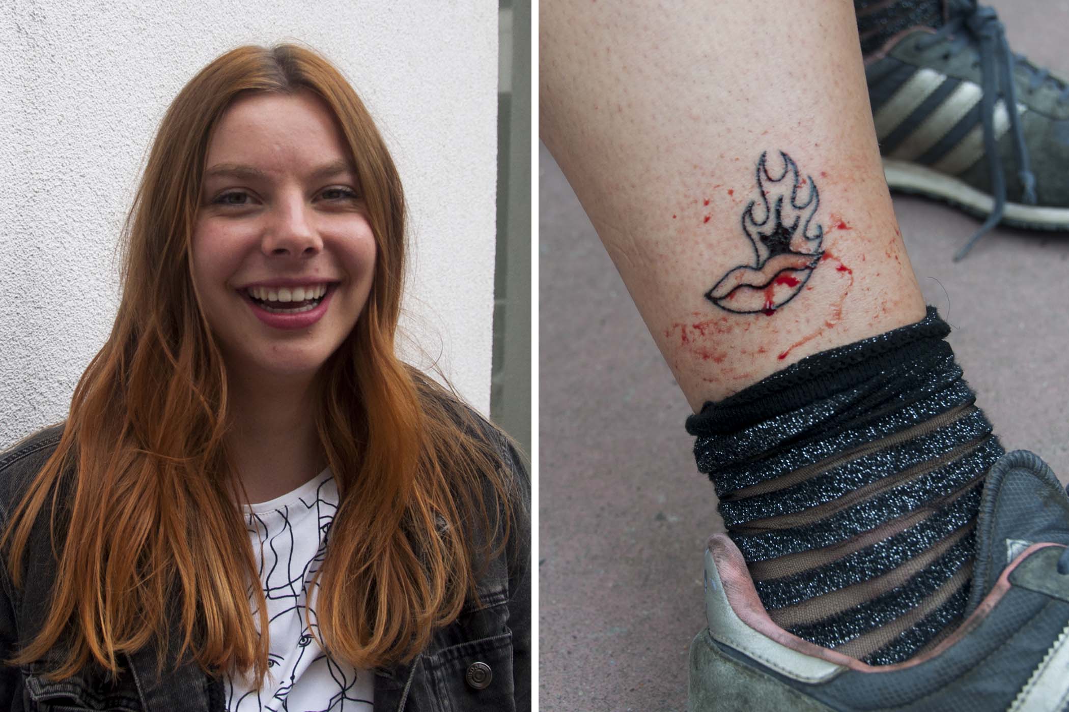 norah-random-tattoo-lippen-vlammetje-black-box-revelation-tattooed-smiles