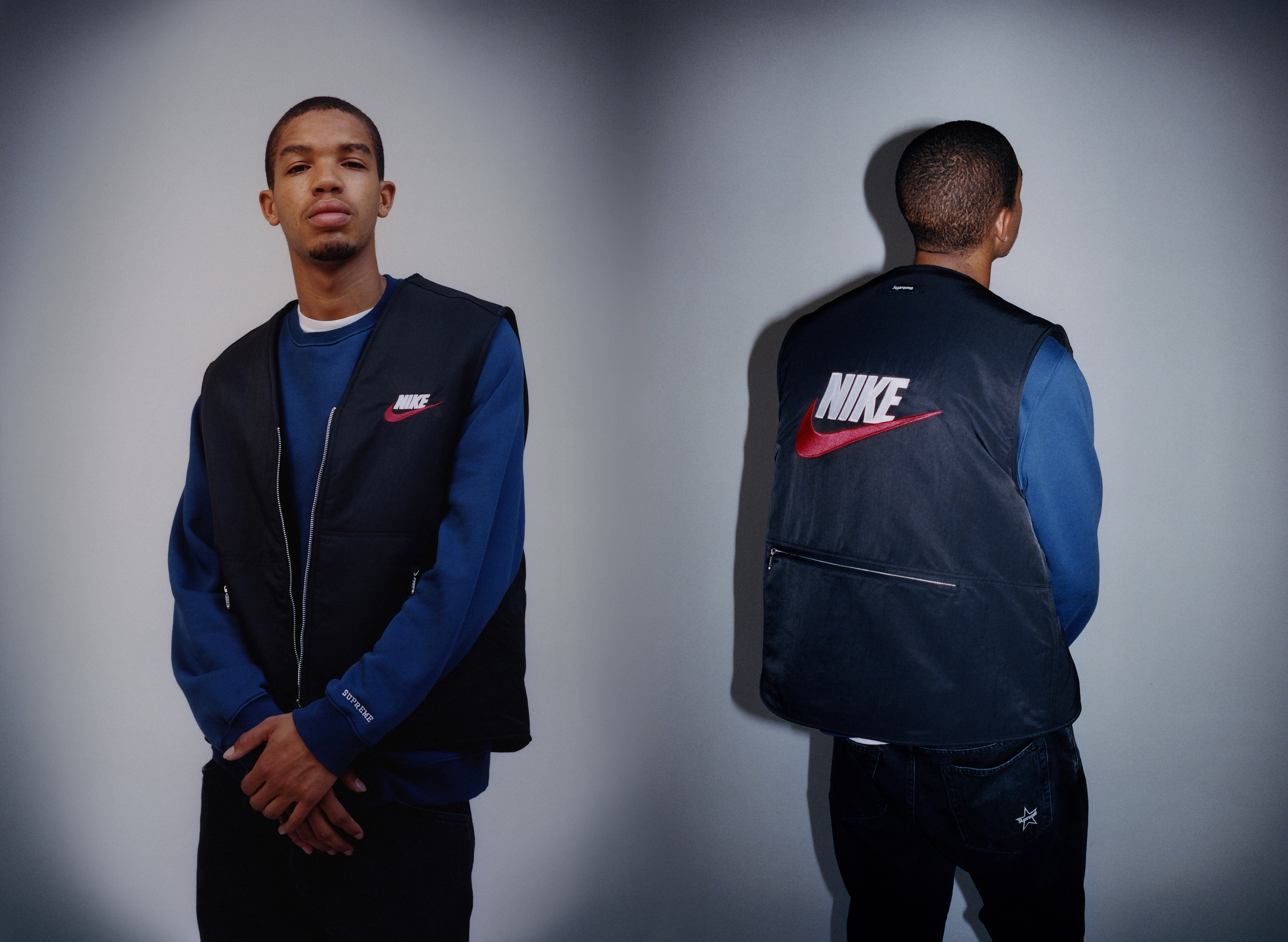 supreme nike reversible vest