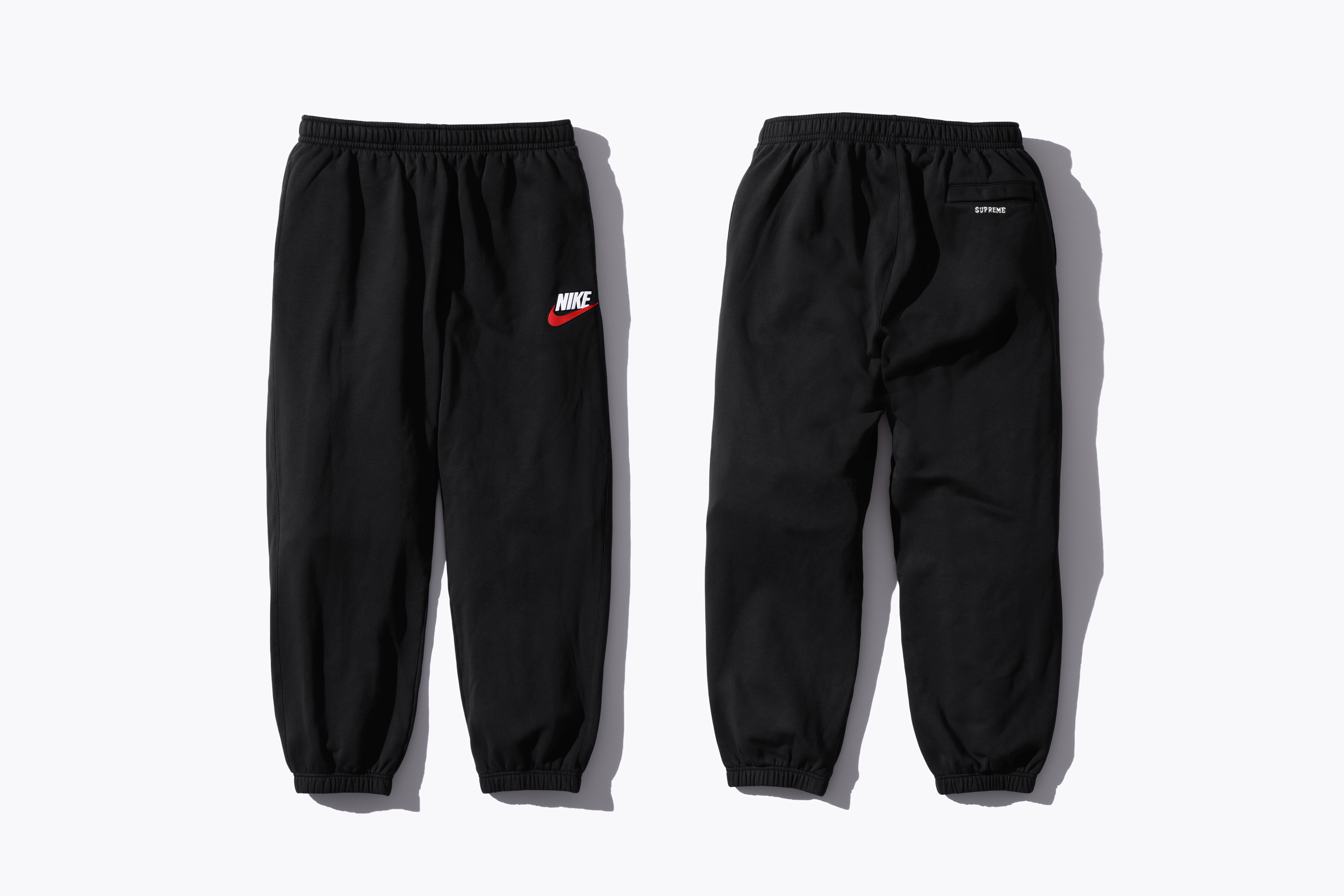 supreme black sweatpants