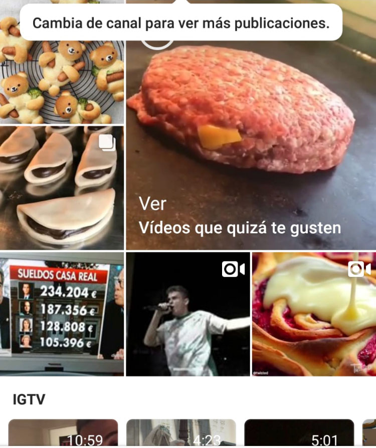 explorar de instagram lo que dice de ti