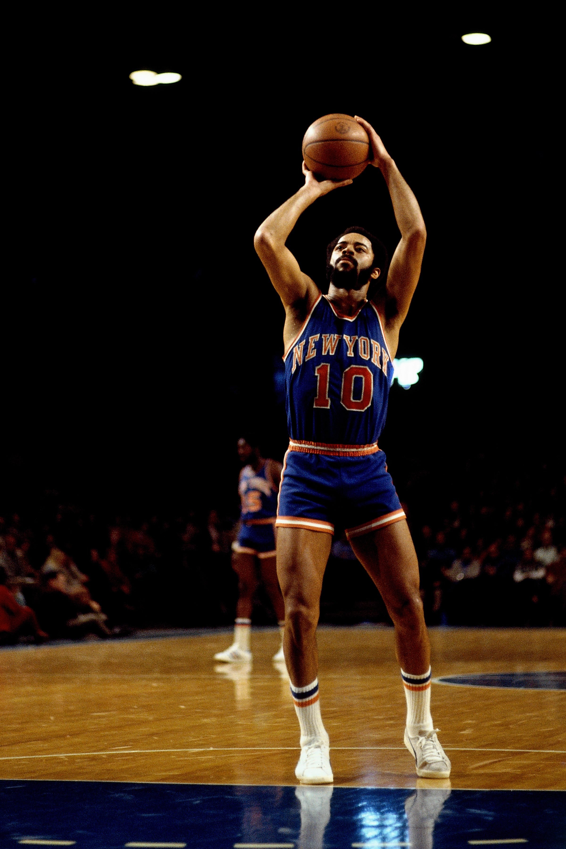 Nba New York #10 Walt Frazier Basketball Jersey