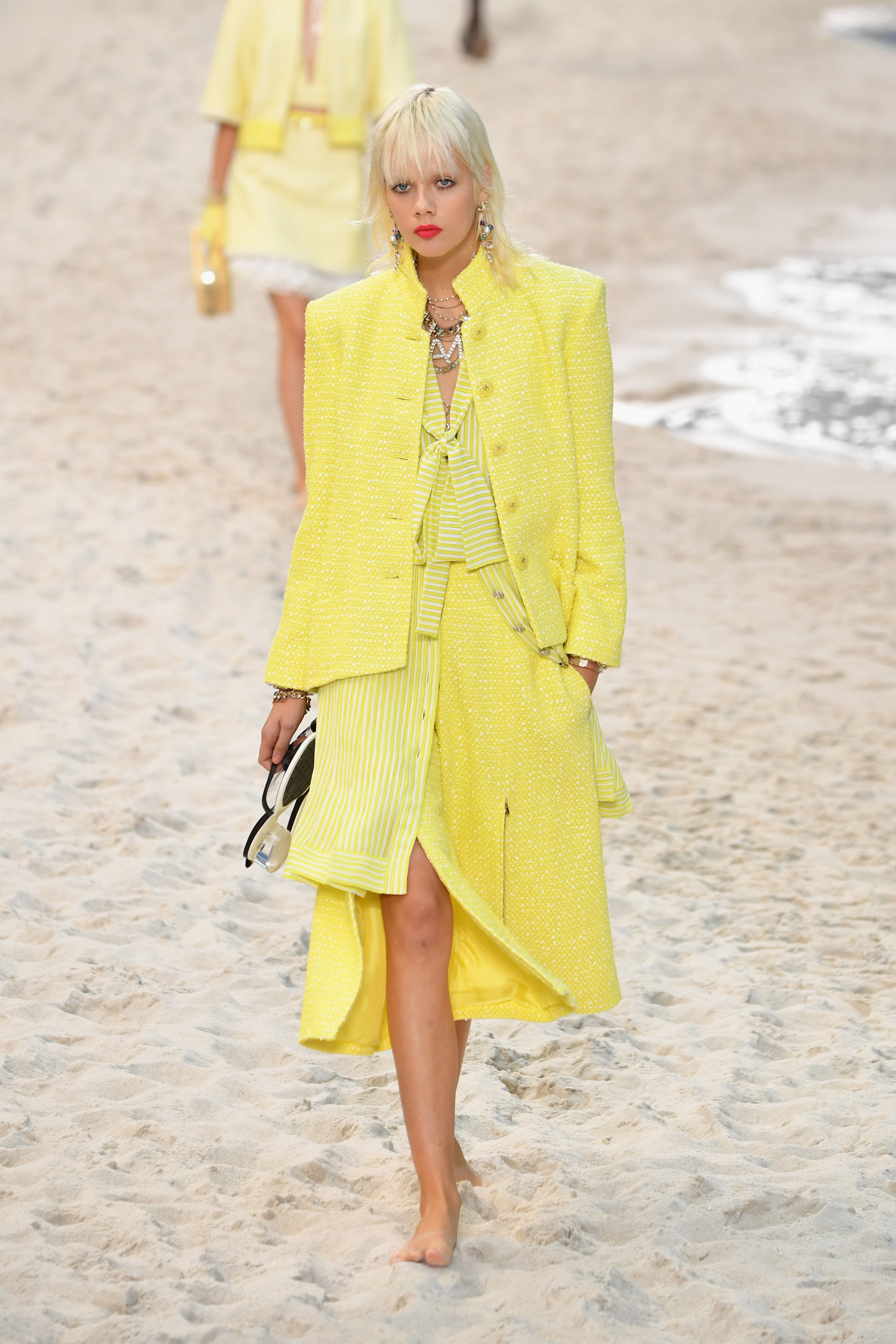 Pamela Anderson Frolics on the Chanel Beach - GARAGE