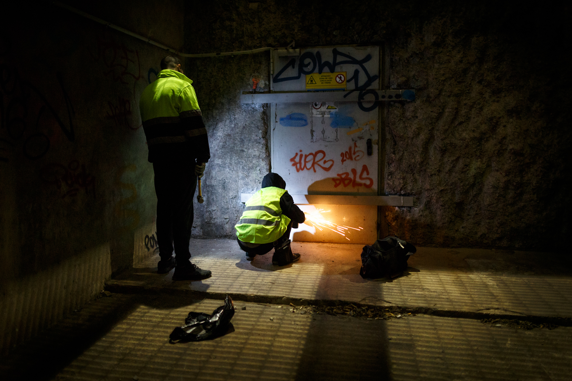 enrique escandell escritores graffiti metro subterraneos