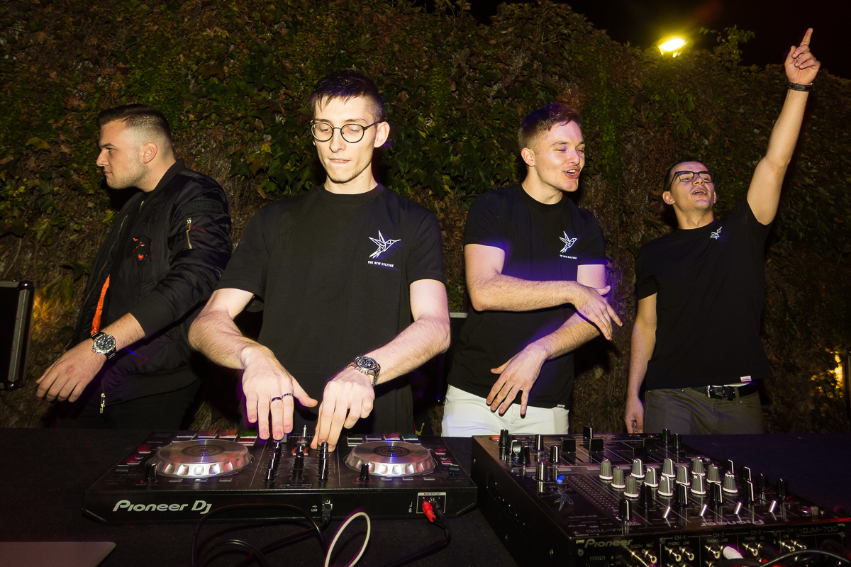 DJ on the set, TNC, Serbia