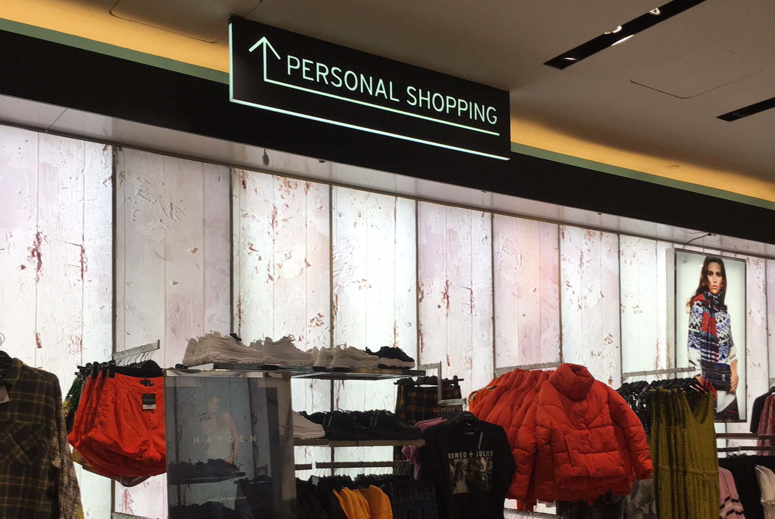 Topshop's personal shopping service