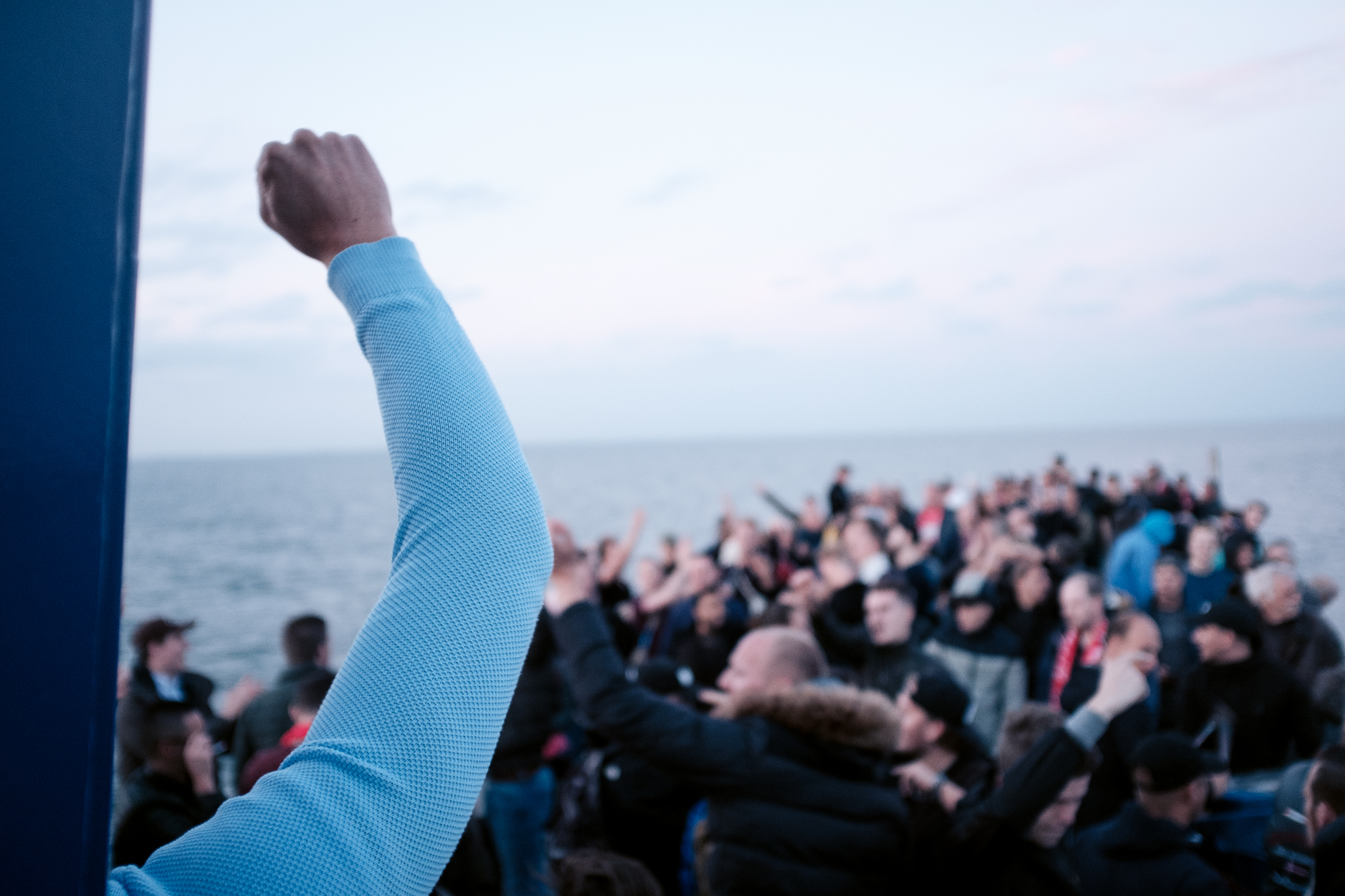 Party op de partyboot.