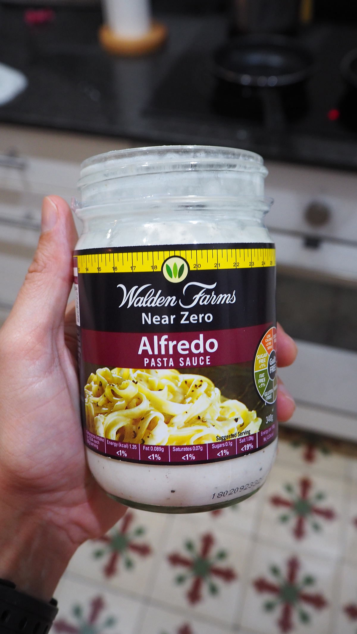 salsa Alfredo Walden farms fit