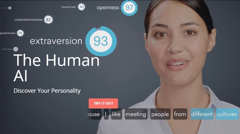 Retorio provides artificial intelligence personality testing.