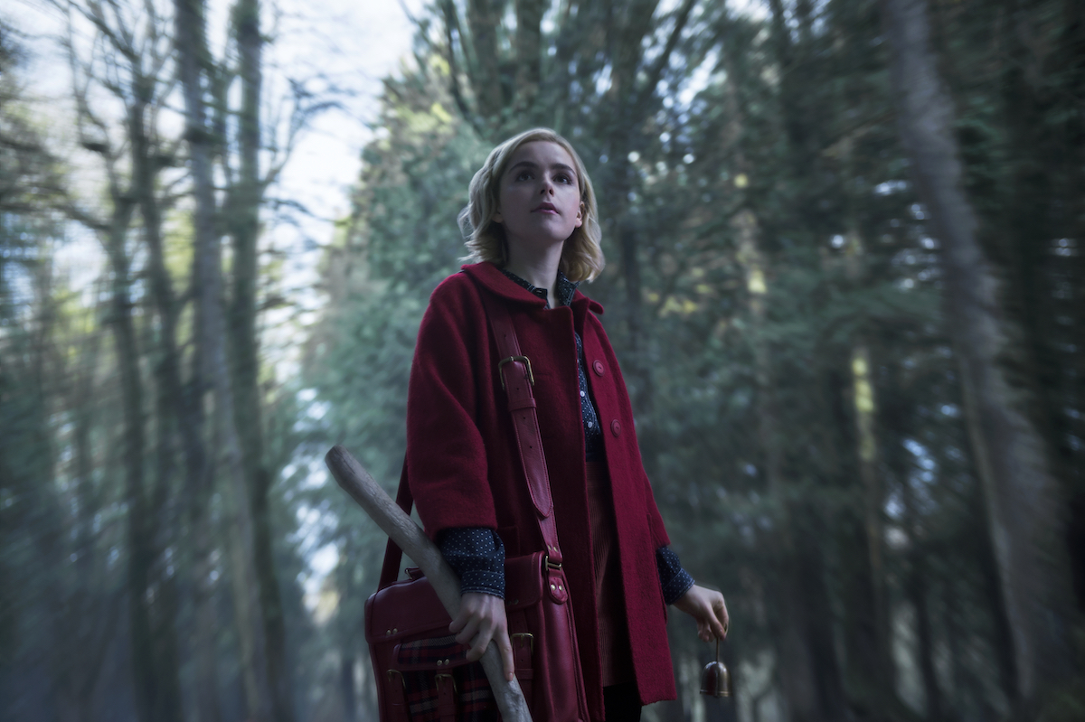 Kiernan Shipka in The Chilling Adventures of Sabrina