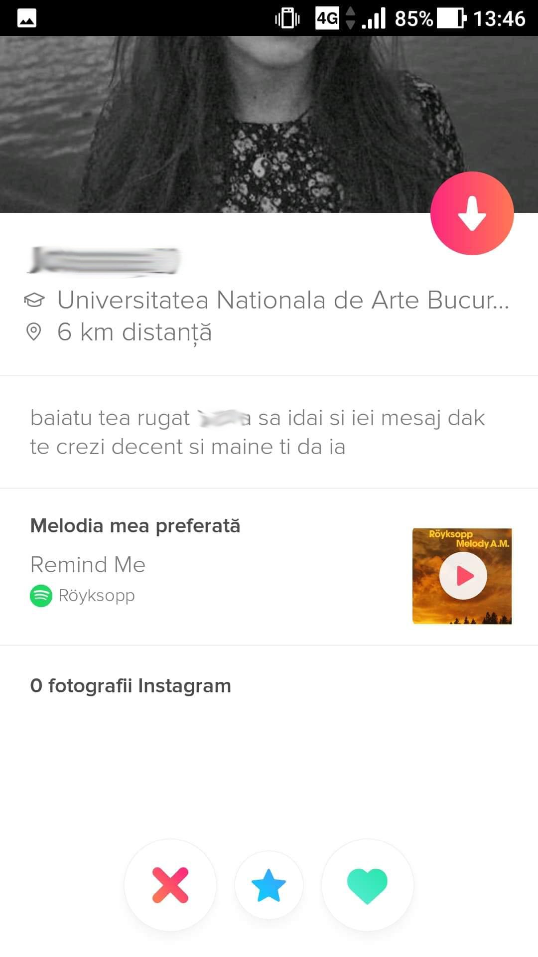 Mesaj pentru site- ul de dating profil fete divortate din Alba Iulia care cauta barbati din Sibiu