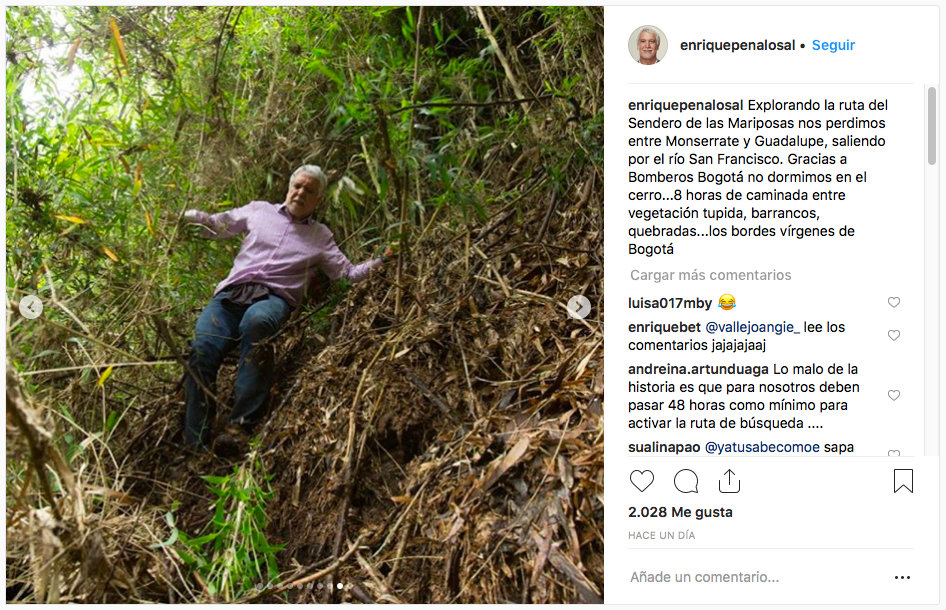 Peñalosa yéndose de culo.