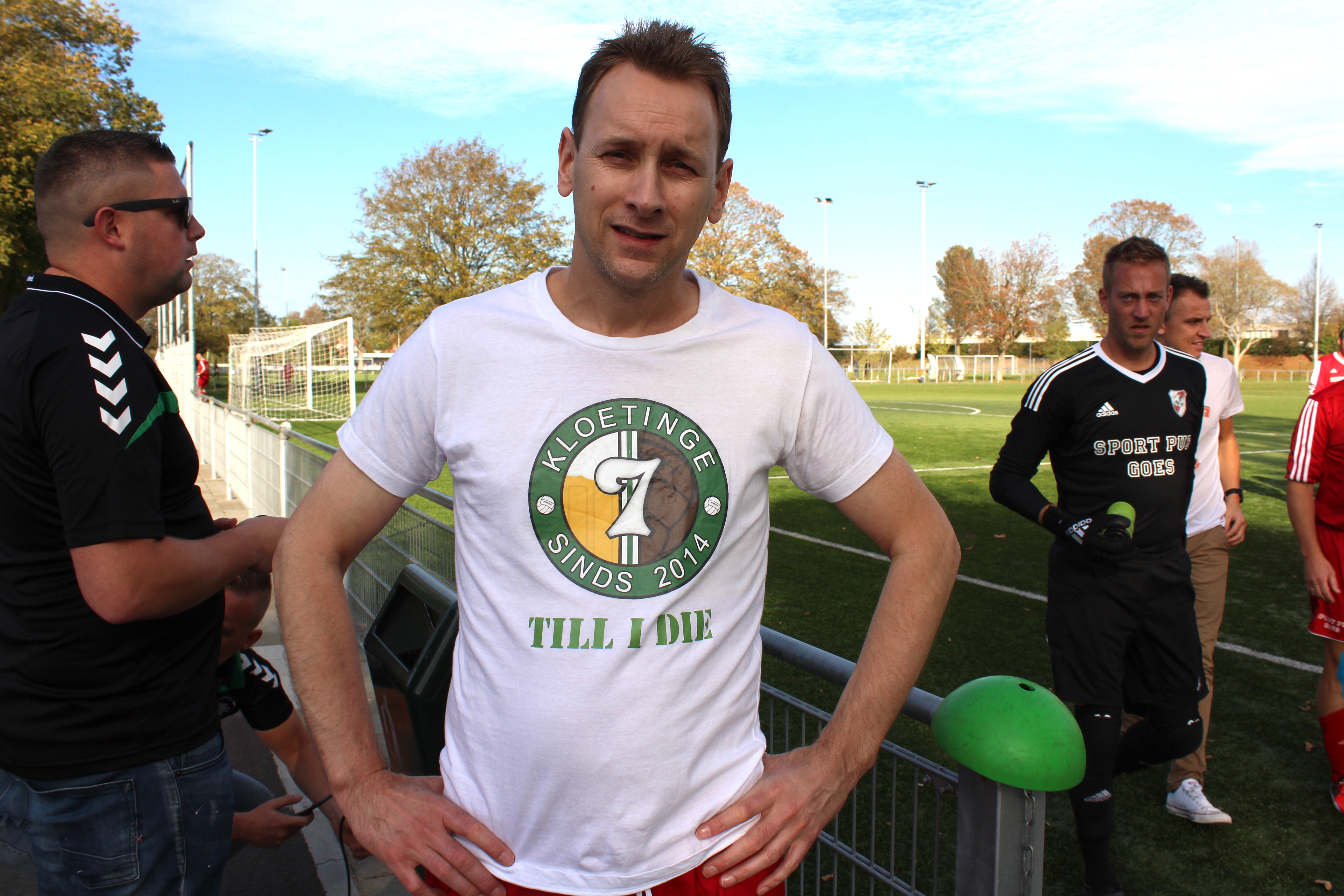 Vincent in het shirt van Kloetinge 7.